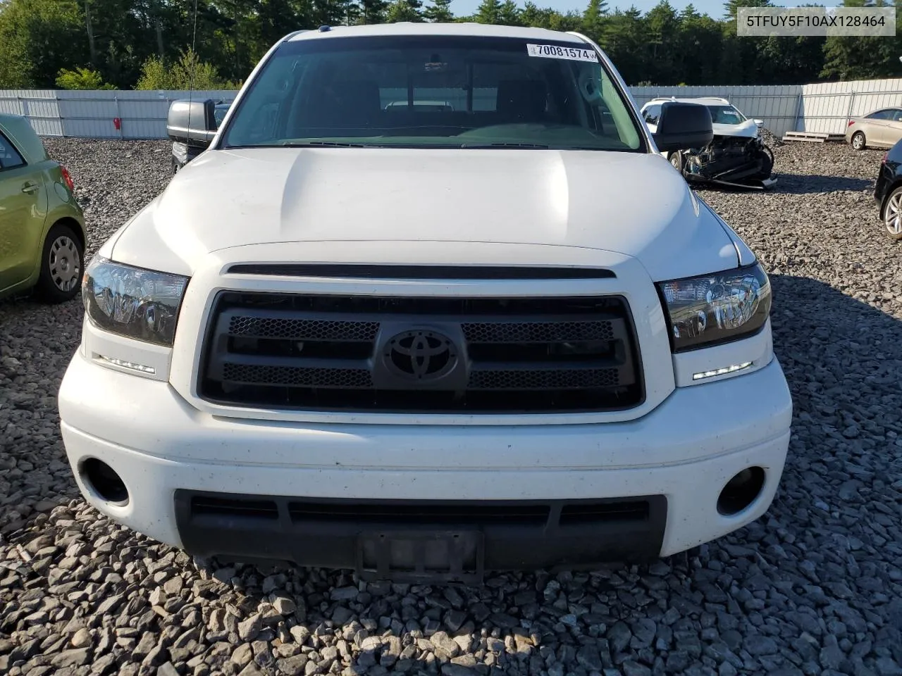 2010 Toyota Tundra Double Cab Sr5 VIN: 5TFUY5F10AX128464 Lot: 70081574