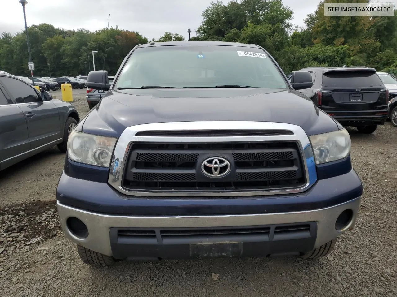 2010 Toyota Tundra Double Cab Sr5 VIN: 5TFUM5F16AX004100 Lot: 70642914