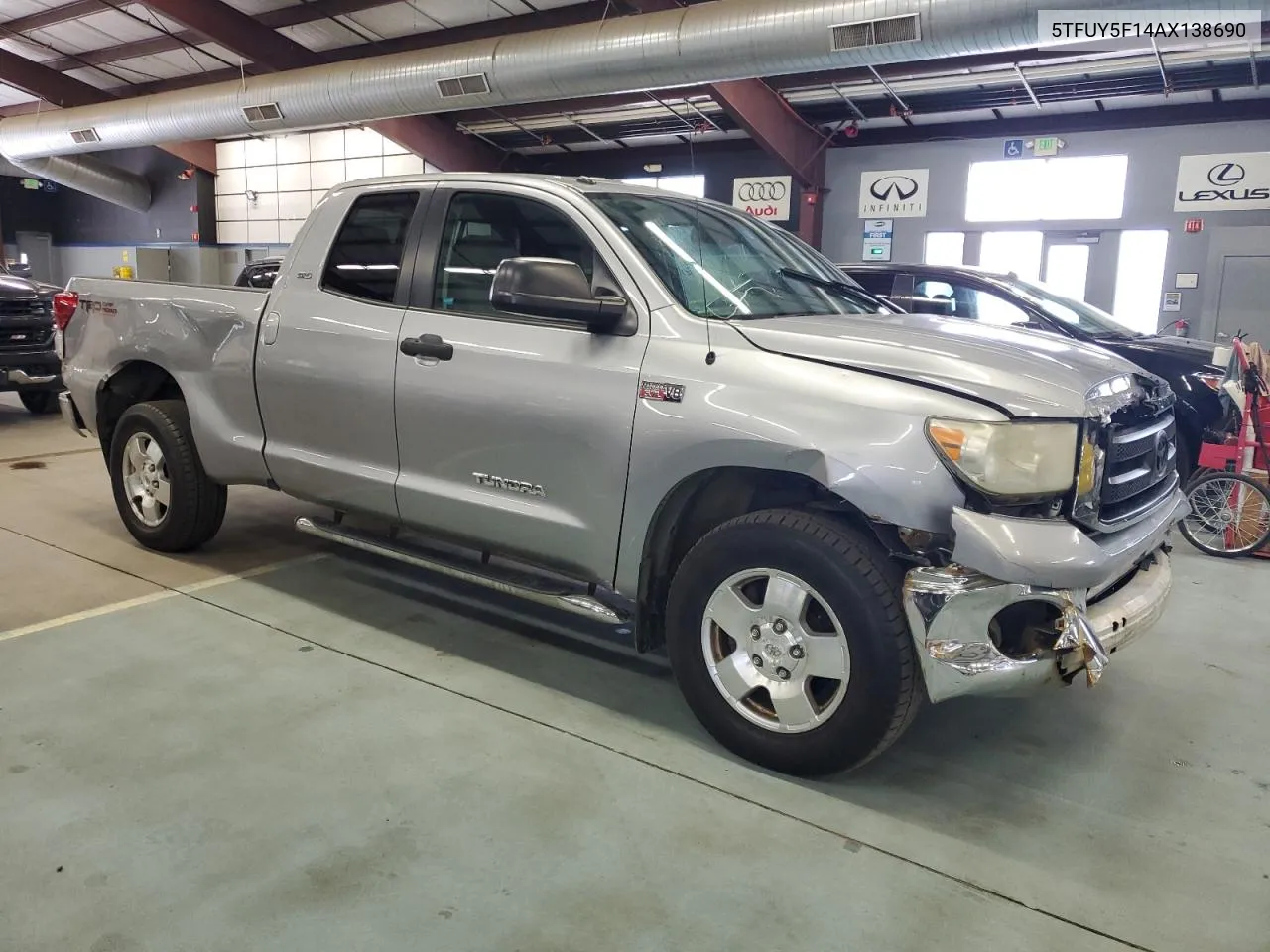 2010 Toyota Tundra Double Cab Sr5 VIN: 5TFUY5F14AX138690 Lot: 70699574