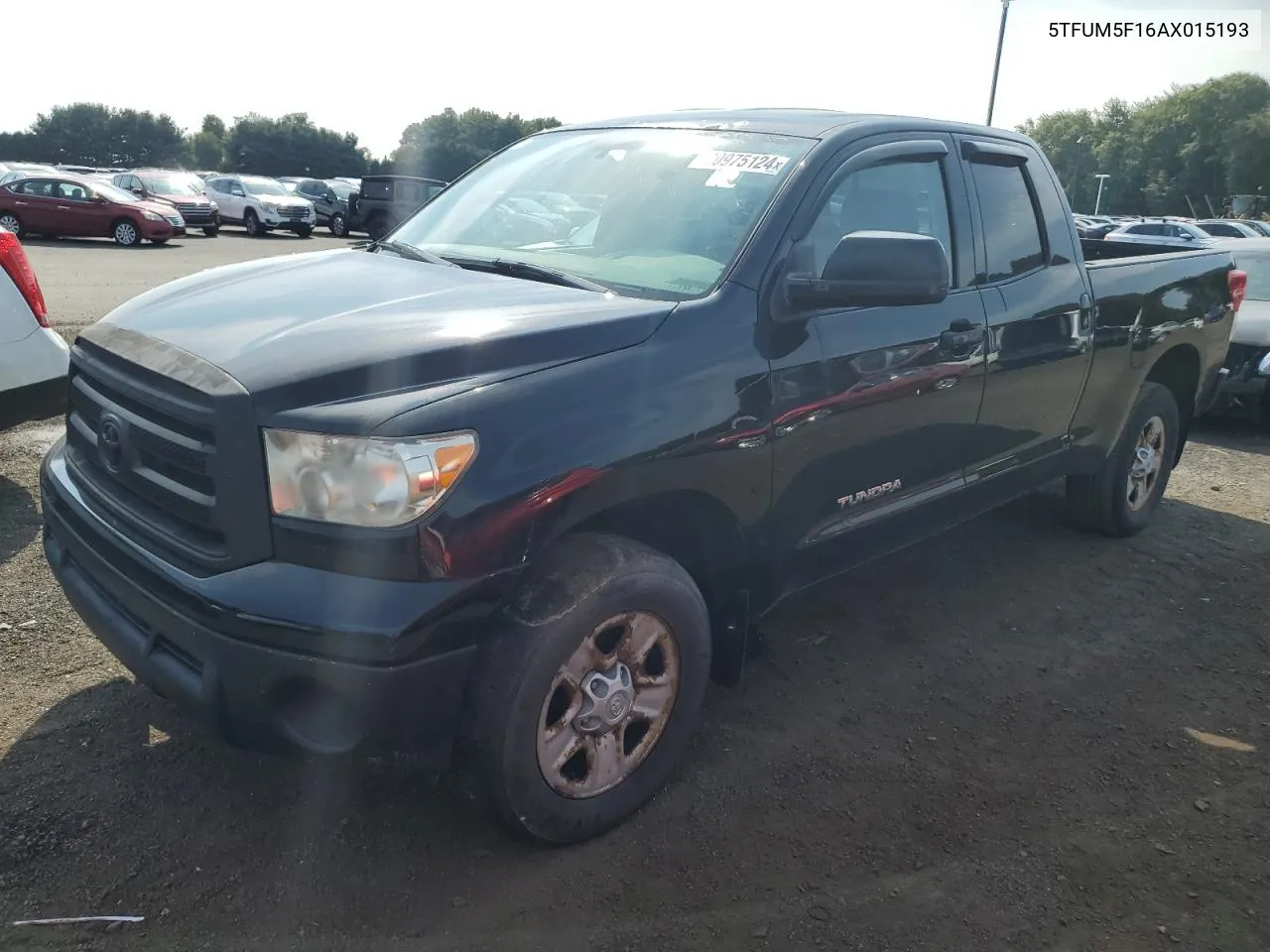 2010 Toyota Tundra Double Cab Sr5 VIN: 5TFUM5F16AX015193 Lot: 70975124