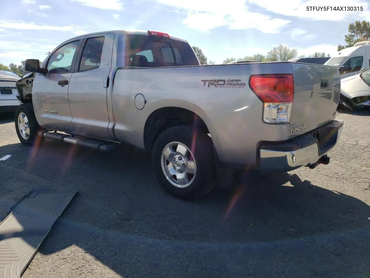 2010 Toyota Tundra Double Cab Sr5 VIN: 5TFUY5F14AX130315 Lot: 71095094