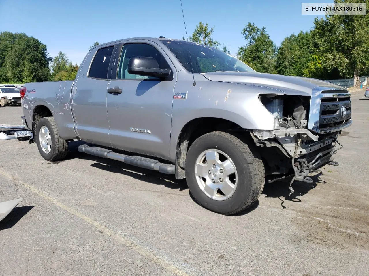 2010 Toyota Tundra Double Cab Sr5 VIN: 5TFUY5F14AX130315 Lot: 71095094