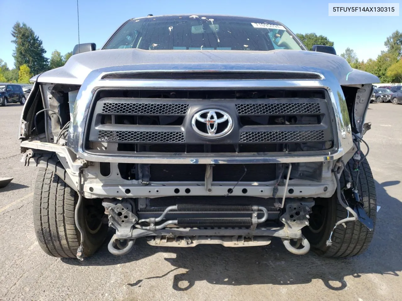 2010 Toyota Tundra Double Cab Sr5 VIN: 5TFUY5F14AX130315 Lot: 71095094