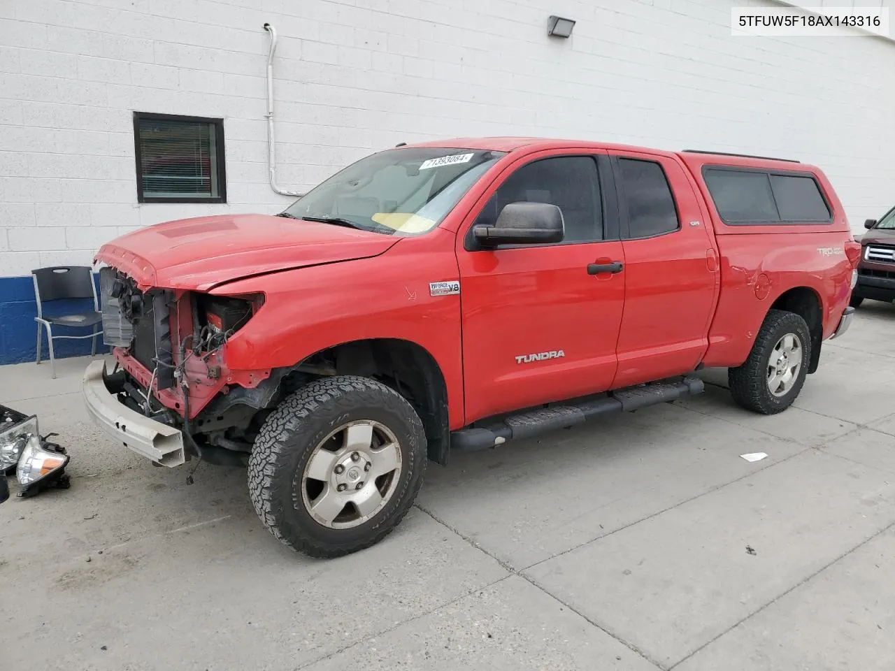 2010 Toyota Tundra Double Cab Sr5 VIN: 5TFUW5F18AX143316 Lot: 71393084