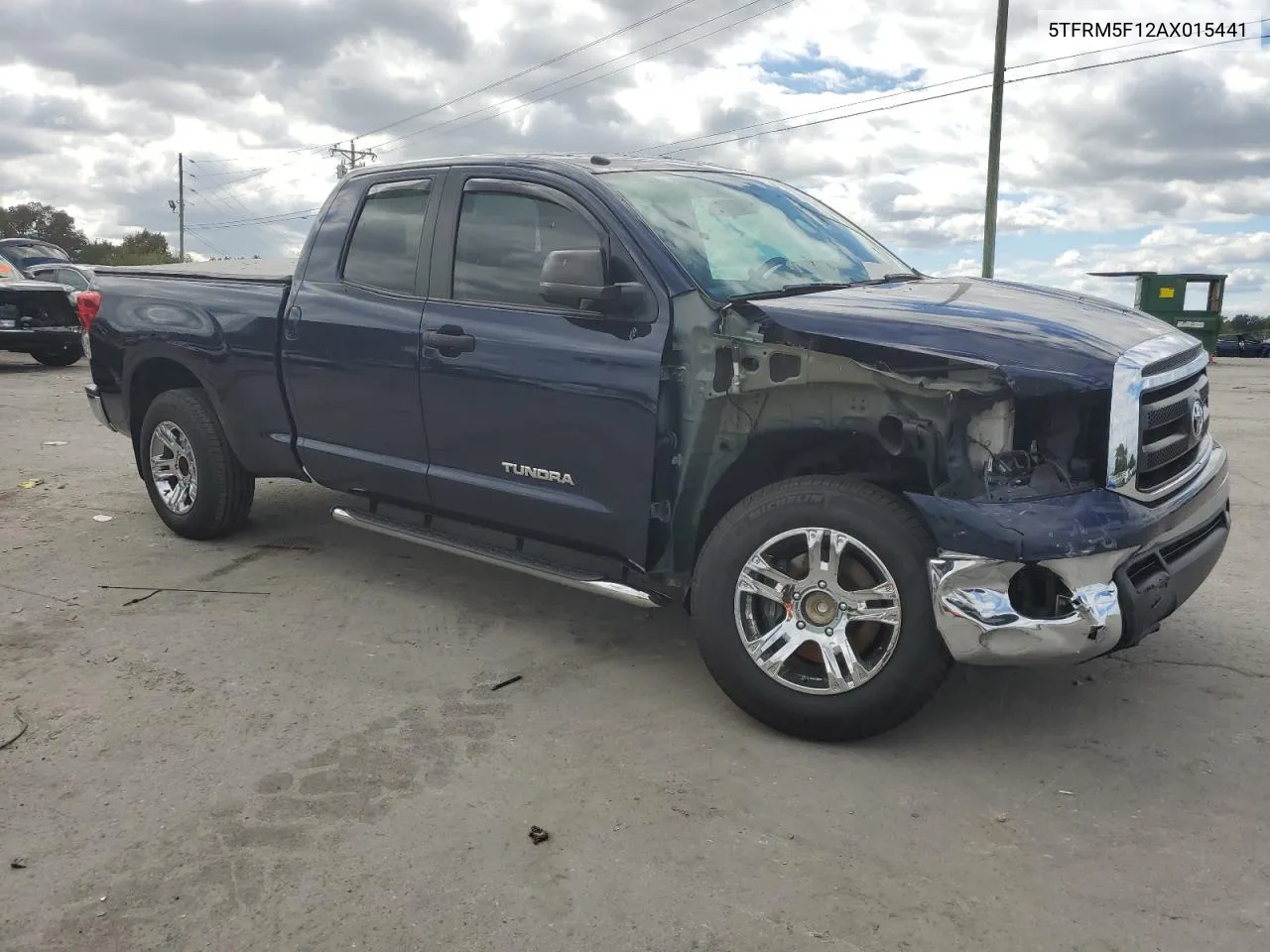 2010 Toyota Tundra Double Cab Sr5 VIN: 5TFRM5F12AX015441 Lot: 71444034