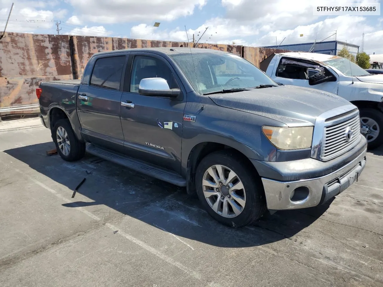 2010 Toyota Tundra Crewmax Limited VIN: 5TFHY5F17AX153685 Lot: 71497794