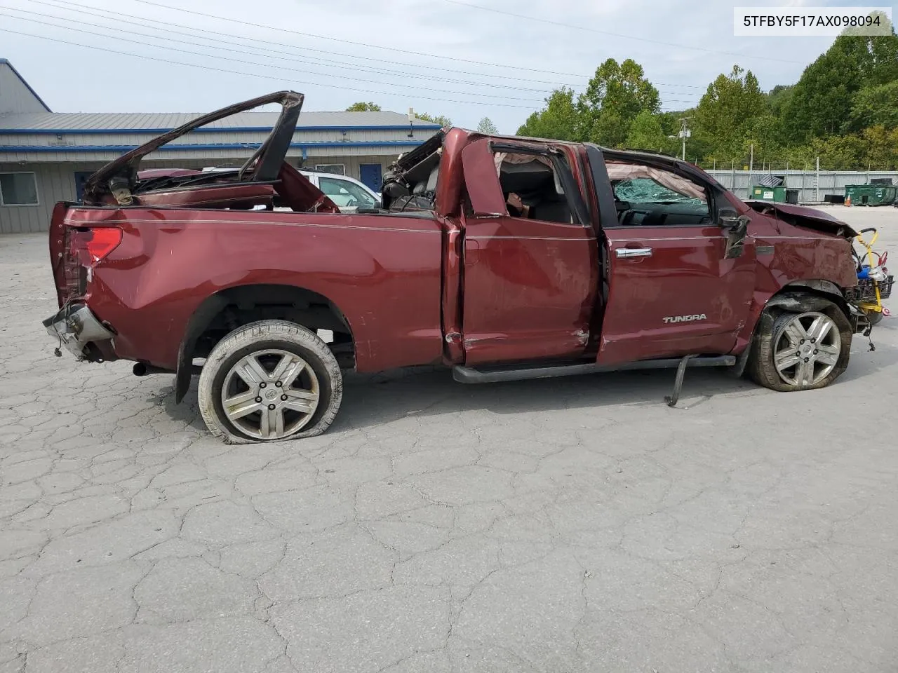 2010 Toyota Tundra Double Cab Limited VIN: 5TFBY5F17AX098094 Lot: 71577814