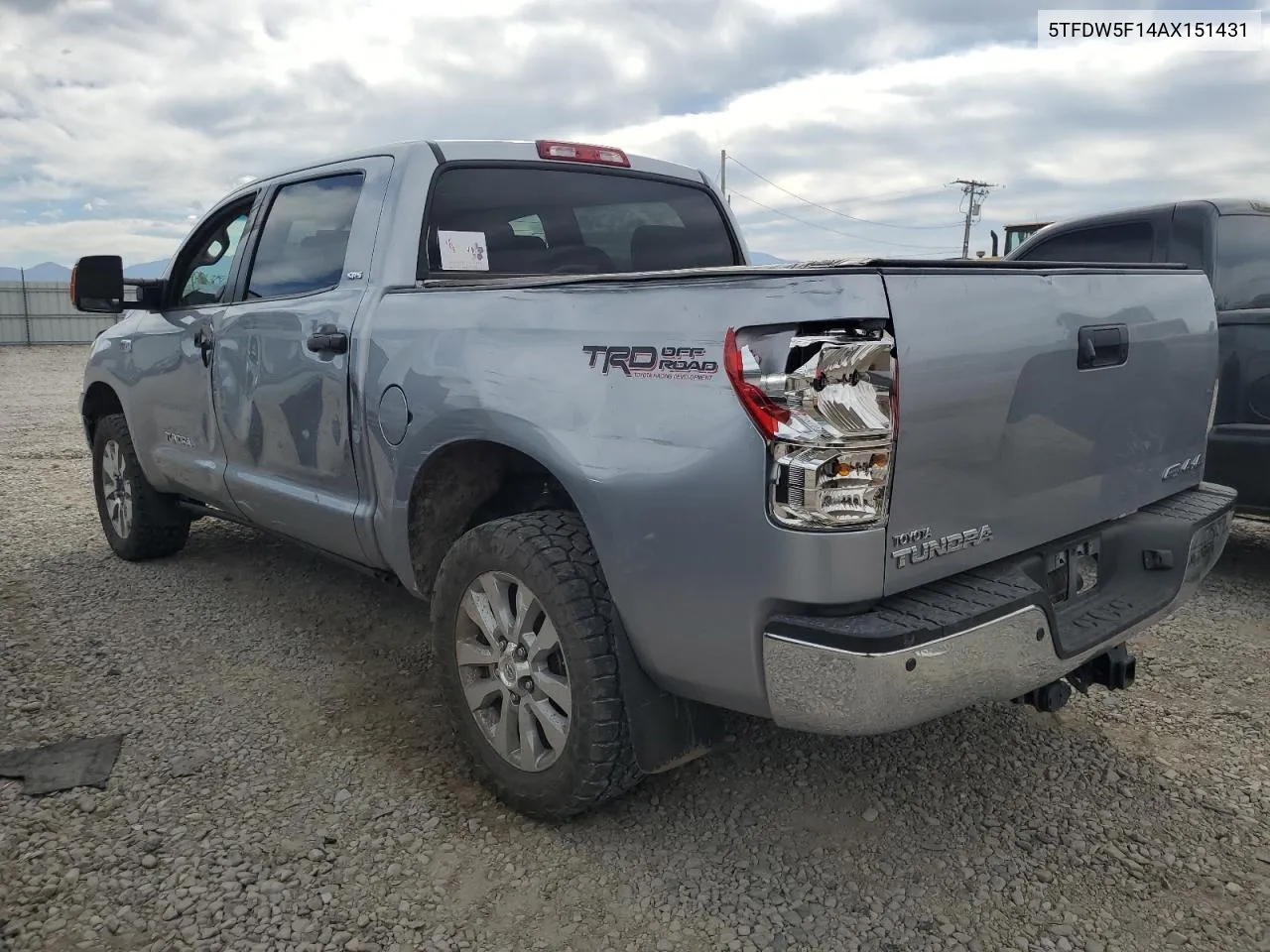 2010 Toyota Tundra Crewmax Sr5 VIN: 5TFDW5F14AX151431 Lot: 71769734