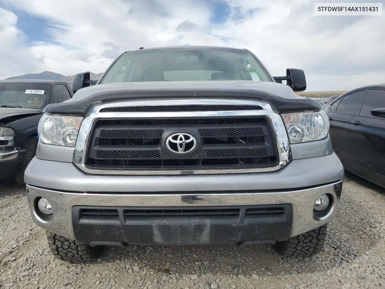 2010 Toyota Tundra Crewmax Sr5 VIN: 5TFDW5F14AX151431 Lot: 71769734