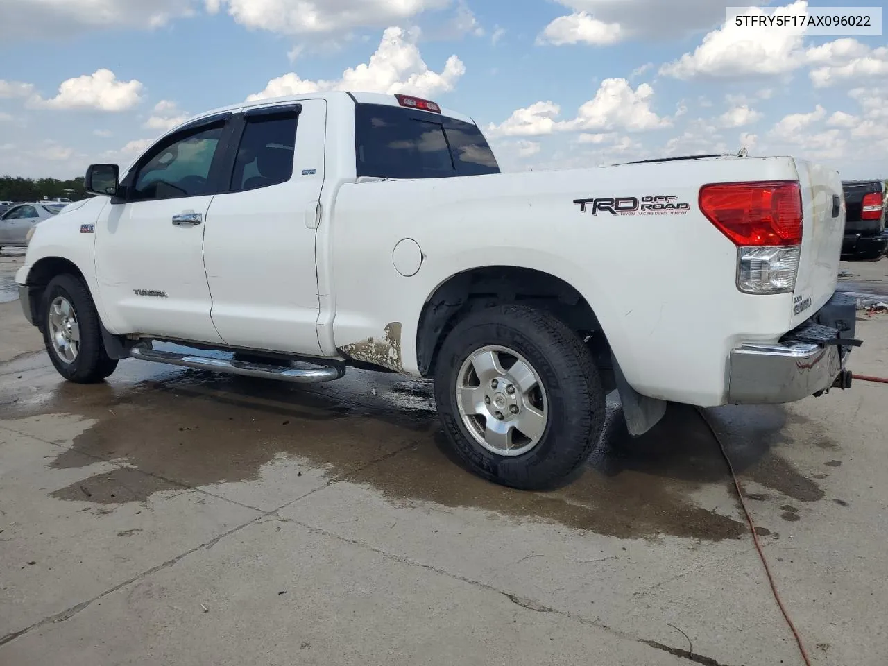 2010 Toyota Tundra Double Cab Sr5 VIN: 5TFRY5F17AX096022 Lot: 71791784