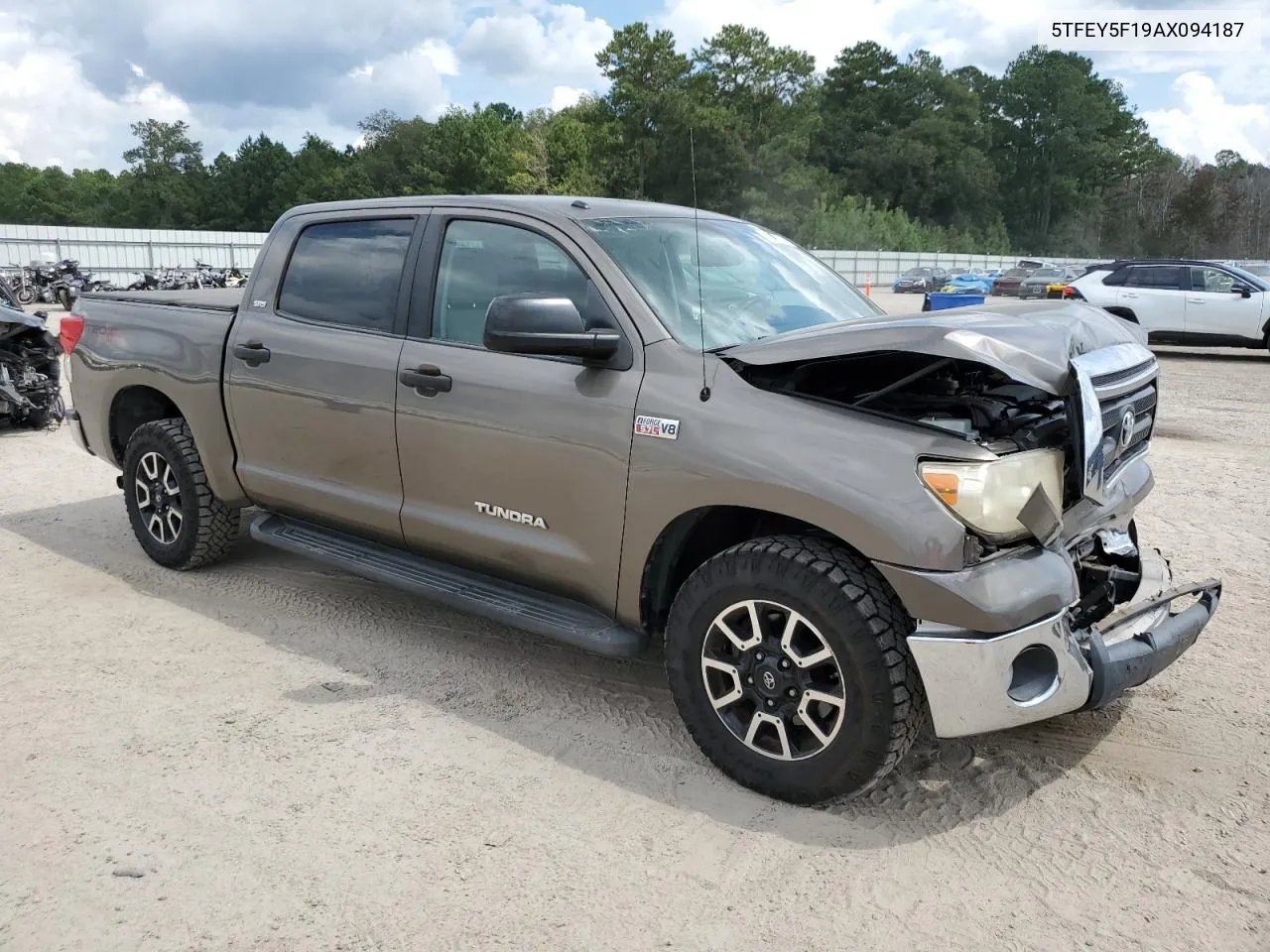 2010 Toyota Tundra Crewmax Sr5 VIN: 5TFEY5F19AX094187 Lot: 71888374