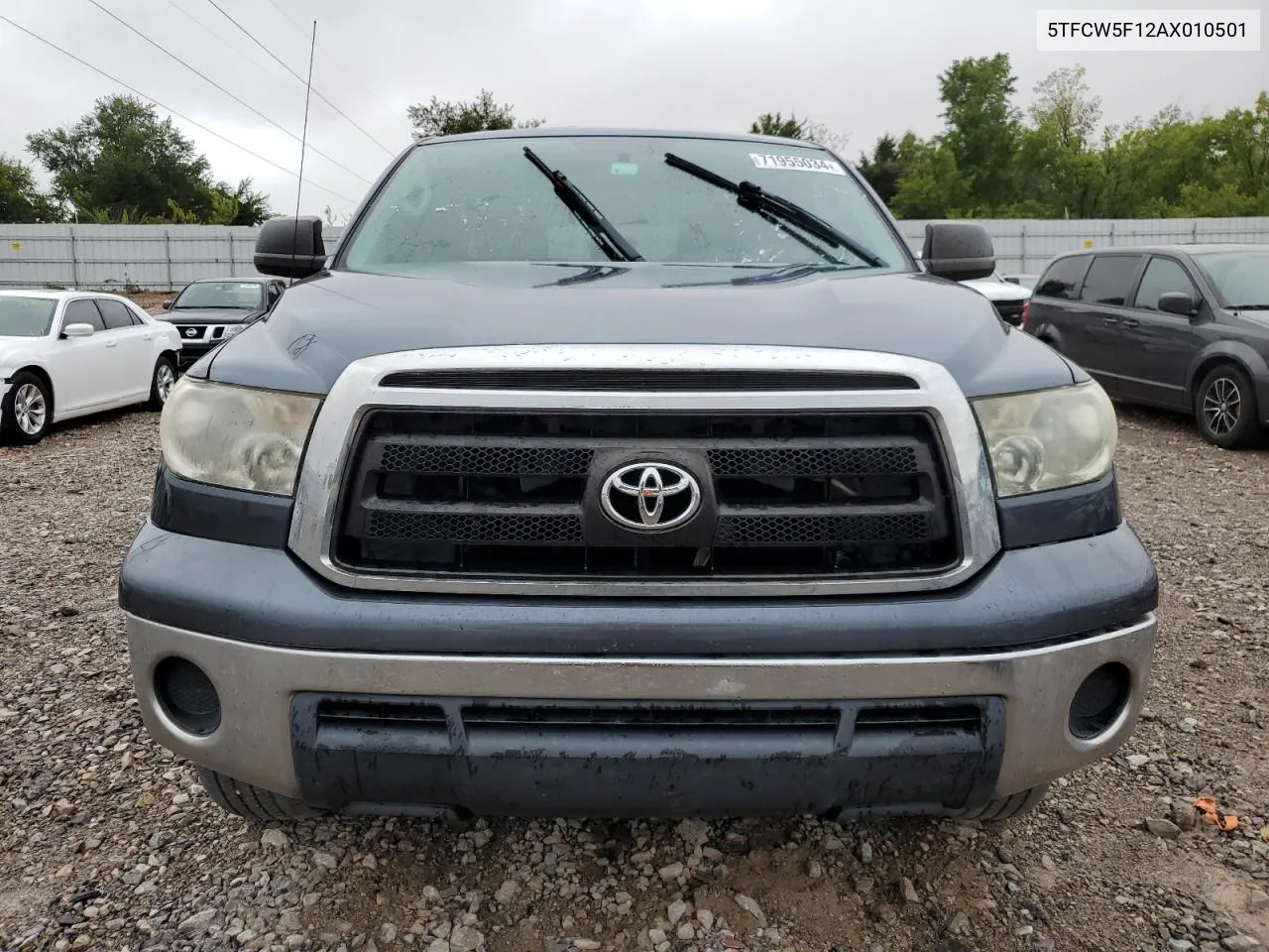 2010 Toyota Tundra Double Cab Sr5 VIN: 5TFCW5F12AX010501 Lot: 71955034