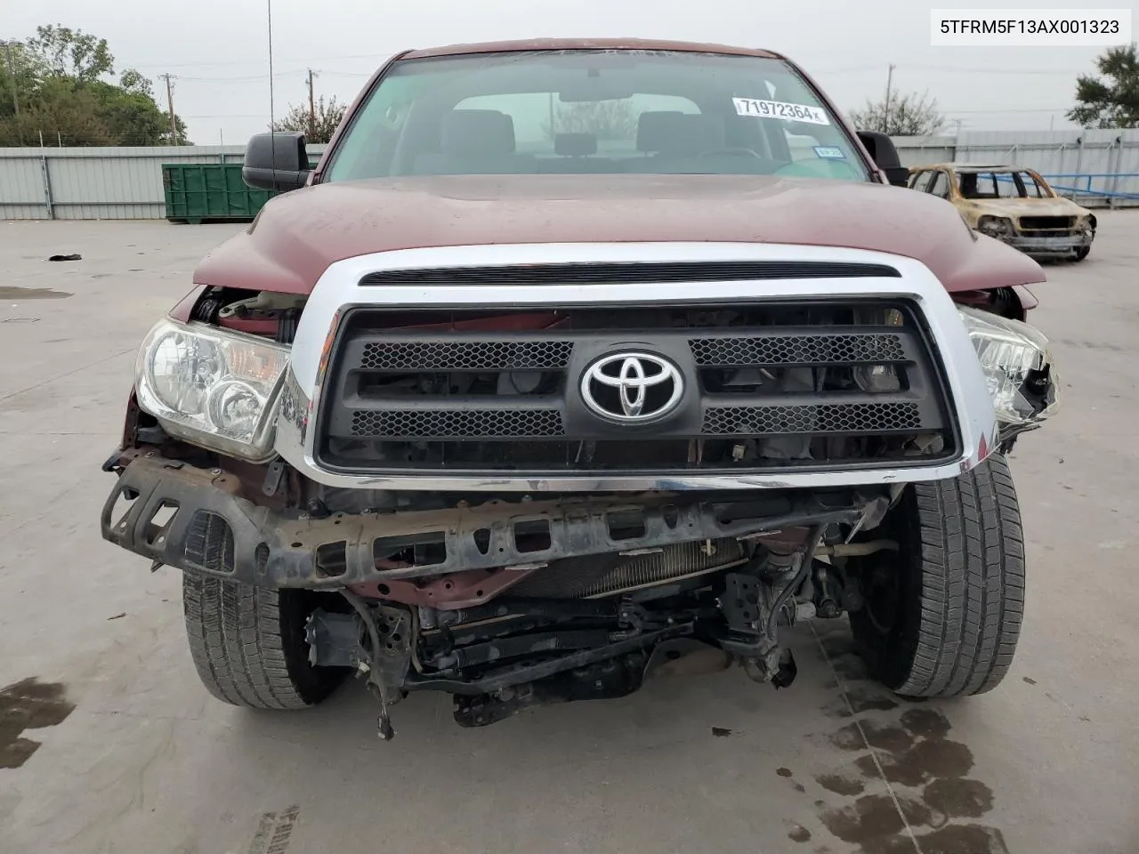 2010 Toyota Tundra Double Cab Sr5 VIN: 5TFRM5F13AX001323 Lot: 71972364