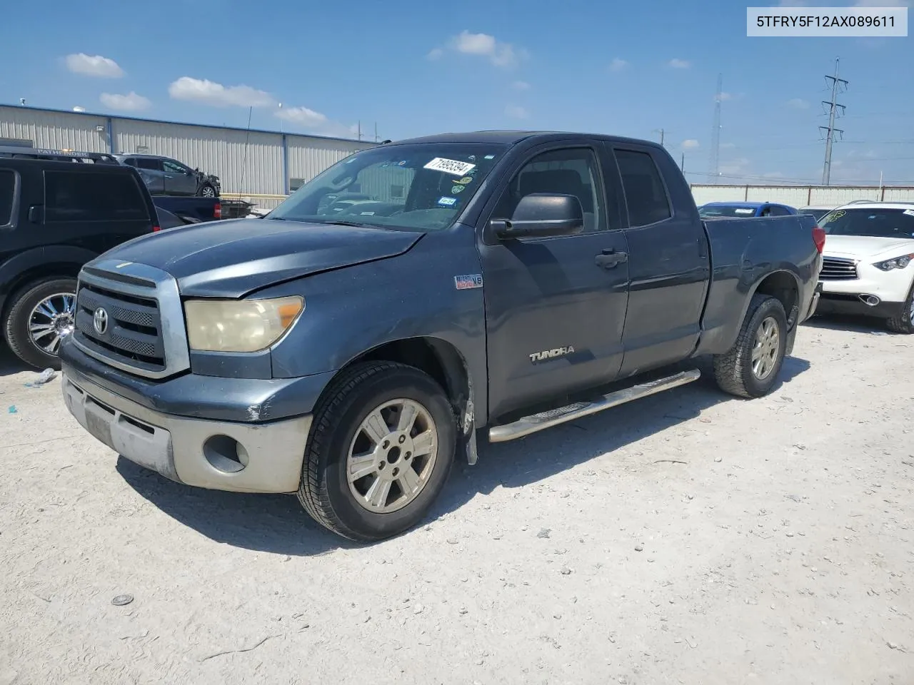 2010 Toyota Tundra Double Cab Sr5 VIN: 5TFRY5F12AX089611 Lot: 71995394