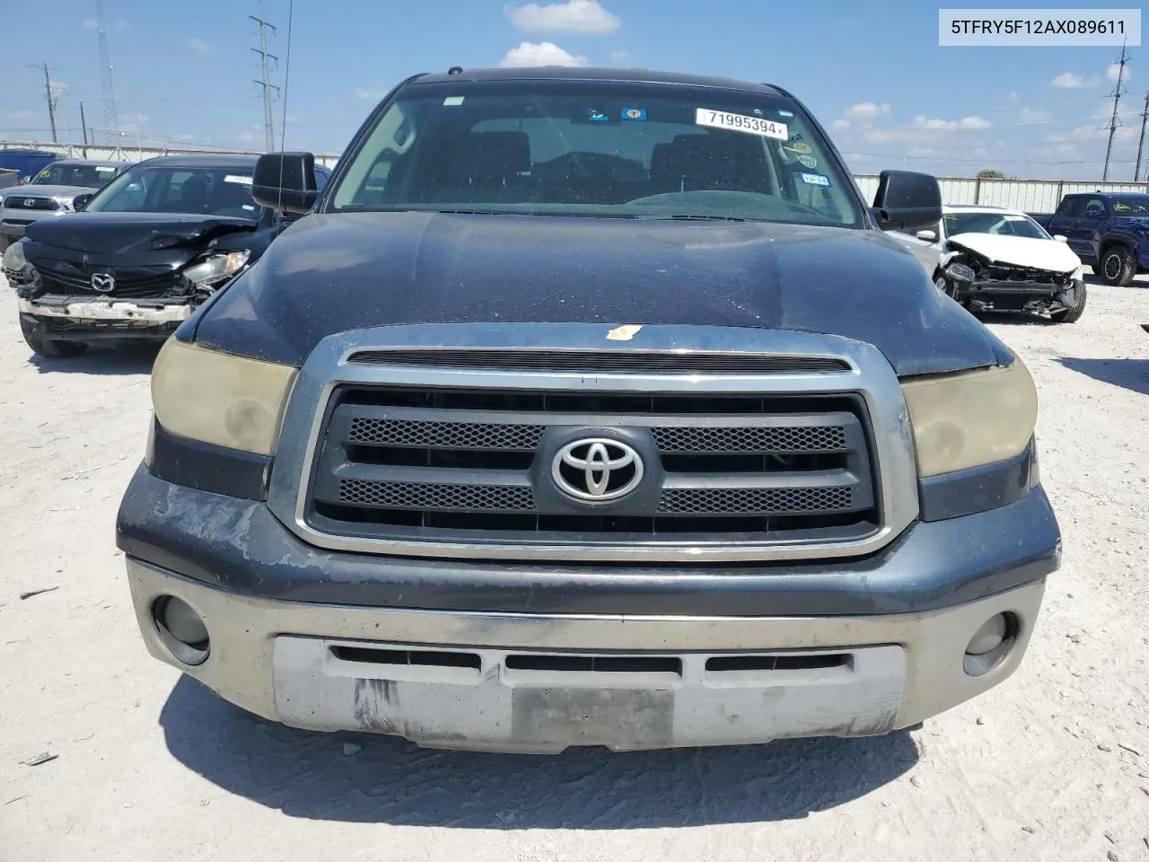 2010 Toyota Tundra Double Cab Sr5 VIN: 5TFRY5F12AX089611 Lot: 71995394