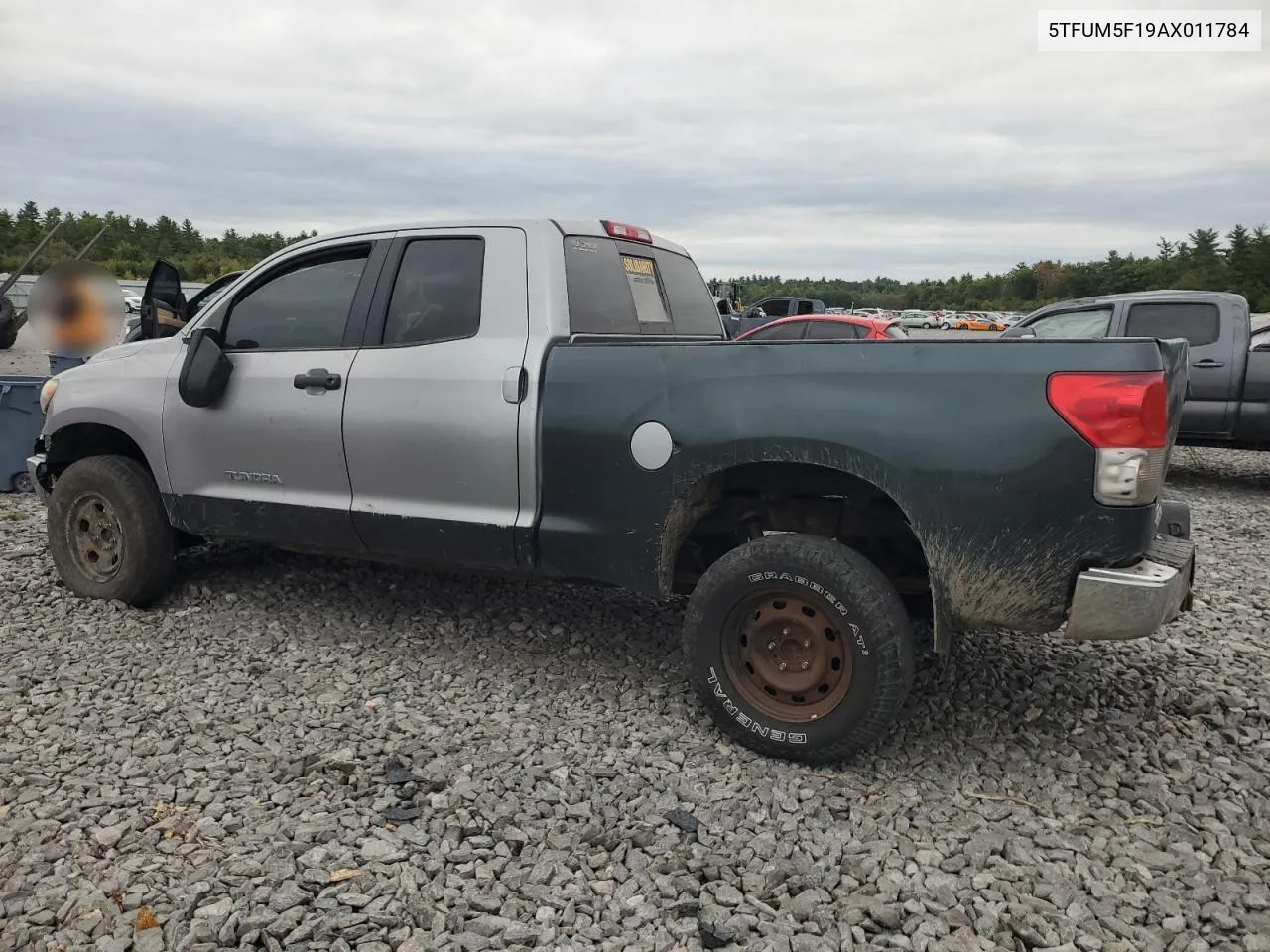 2010 Toyota Tundra Double Cab Sr5 VIN: 5TFUM5F19AX011784 Lot: 72676844