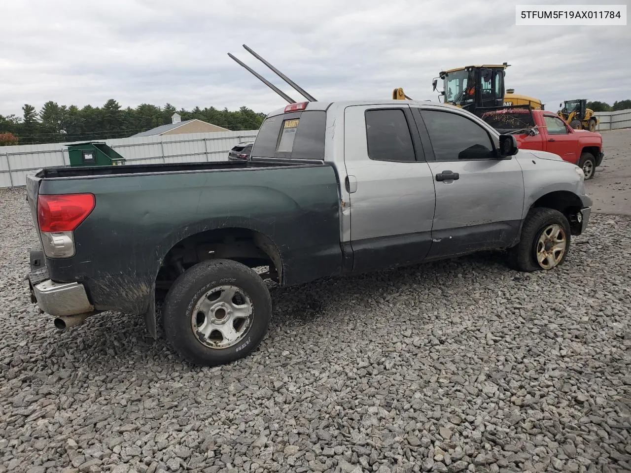 2010 Toyota Tundra Double Cab Sr5 VIN: 5TFUM5F19AX011784 Lot: 72676844