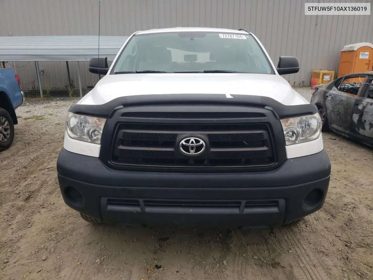 2010 Toyota Tundra Double Cab Sr5 VIN: 5TFUW5F10AX136019 Lot: 72787104