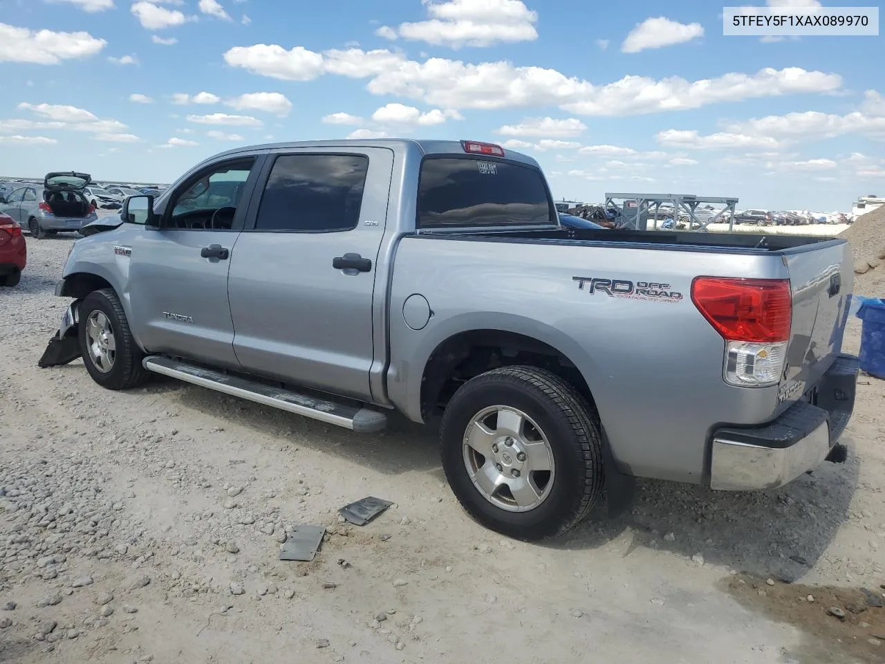 2010 Toyota Tundra Crewmax Sr5 VIN: 5TFEY5F1XAX089970 Lot: 73019924