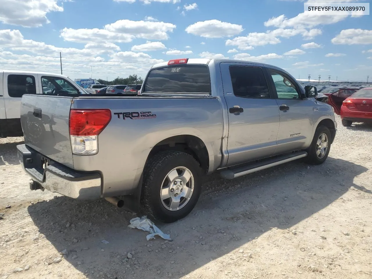 2010 Toyota Tundra Crewmax Sr5 VIN: 5TFEY5F1XAX089970 Lot: 73019924