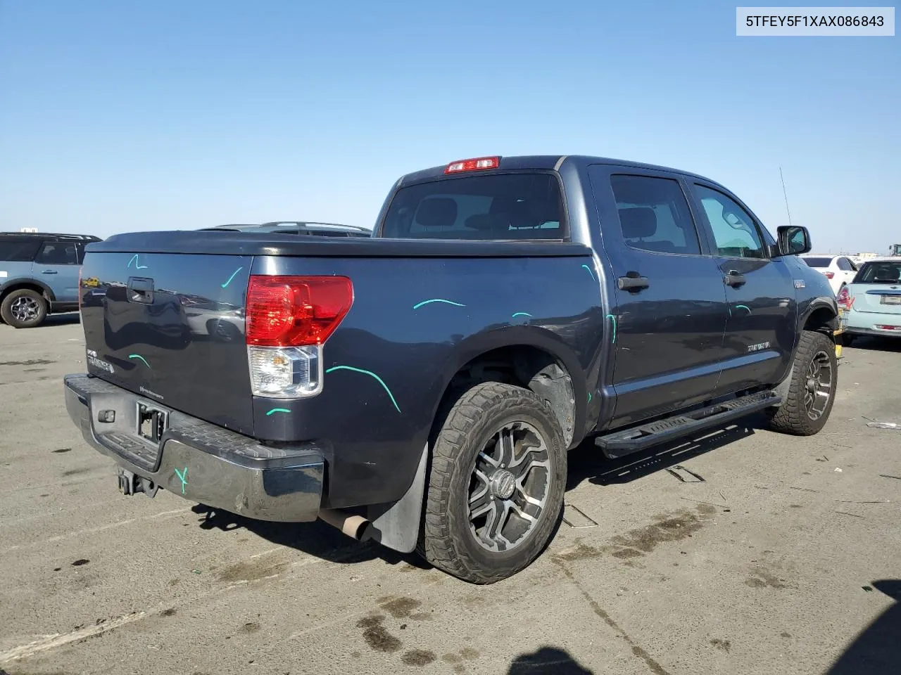 2010 Toyota Tundra Crewmax Sr5 VIN: 5TFEY5F1XAX086843 Lot: 73699454