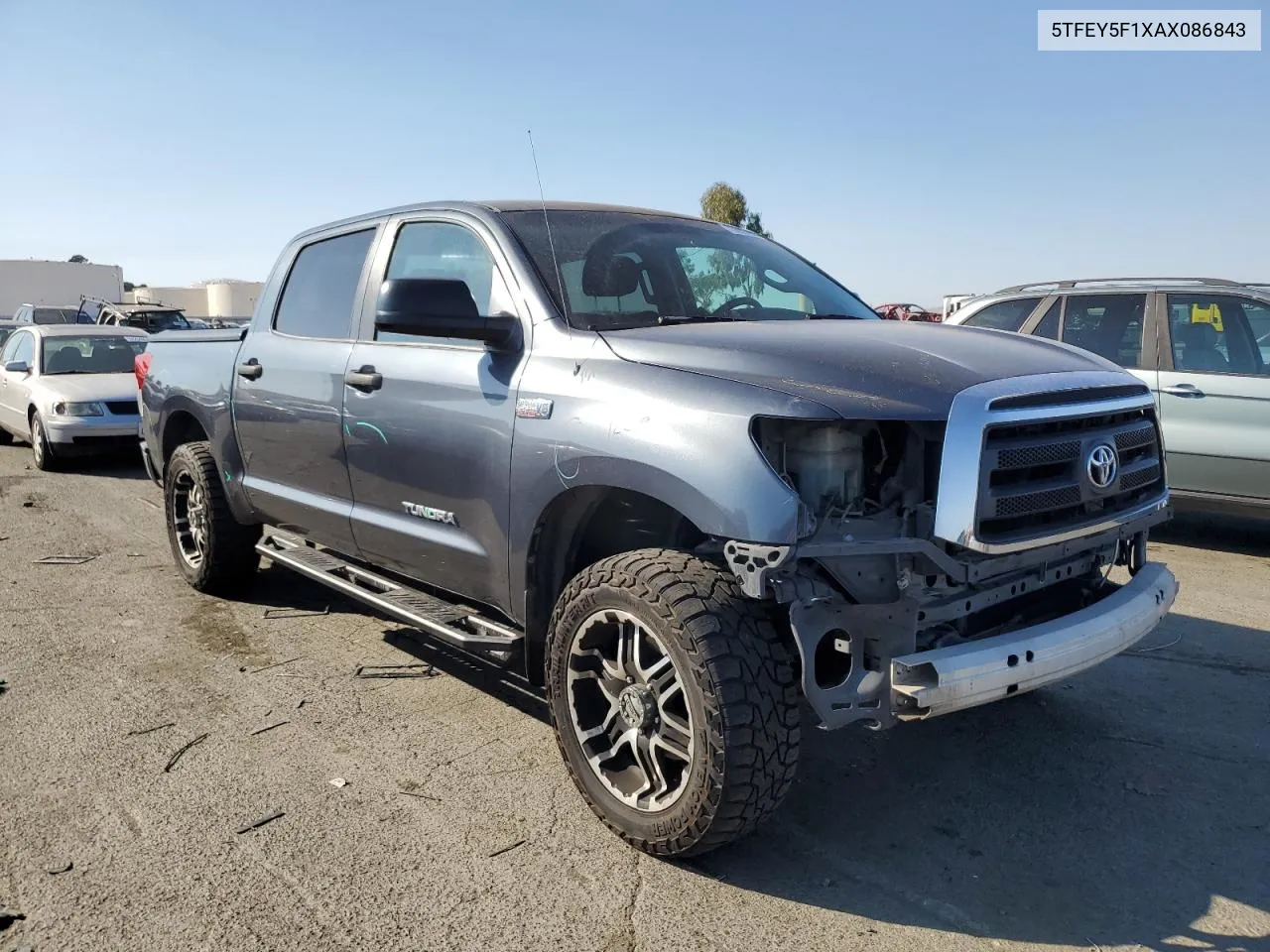 2010 Toyota Tundra Crewmax Sr5 VIN: 5TFEY5F1XAX086843 Lot: 73699454