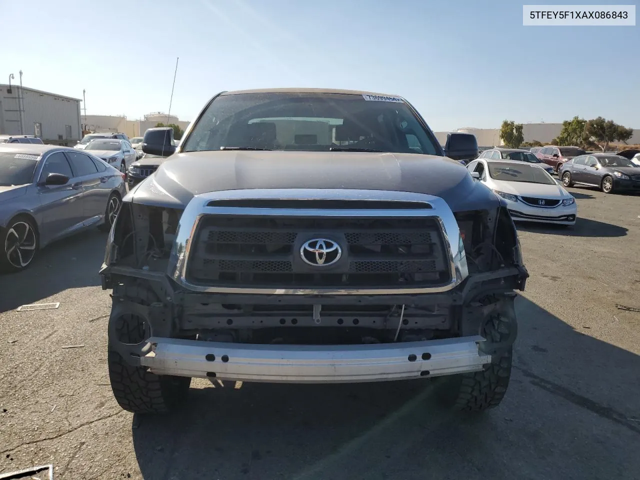 5TFEY5F1XAX086843 2010 Toyota Tundra Crewmax Sr5