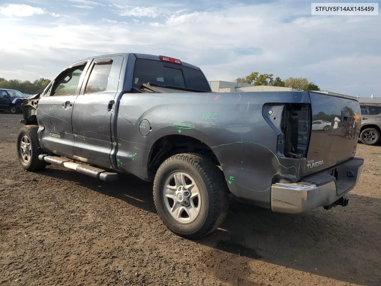 2010 Toyota Tundra Double Cab Sr5 VIN: 5TFUY5F14AX145459 Lot: 74345954