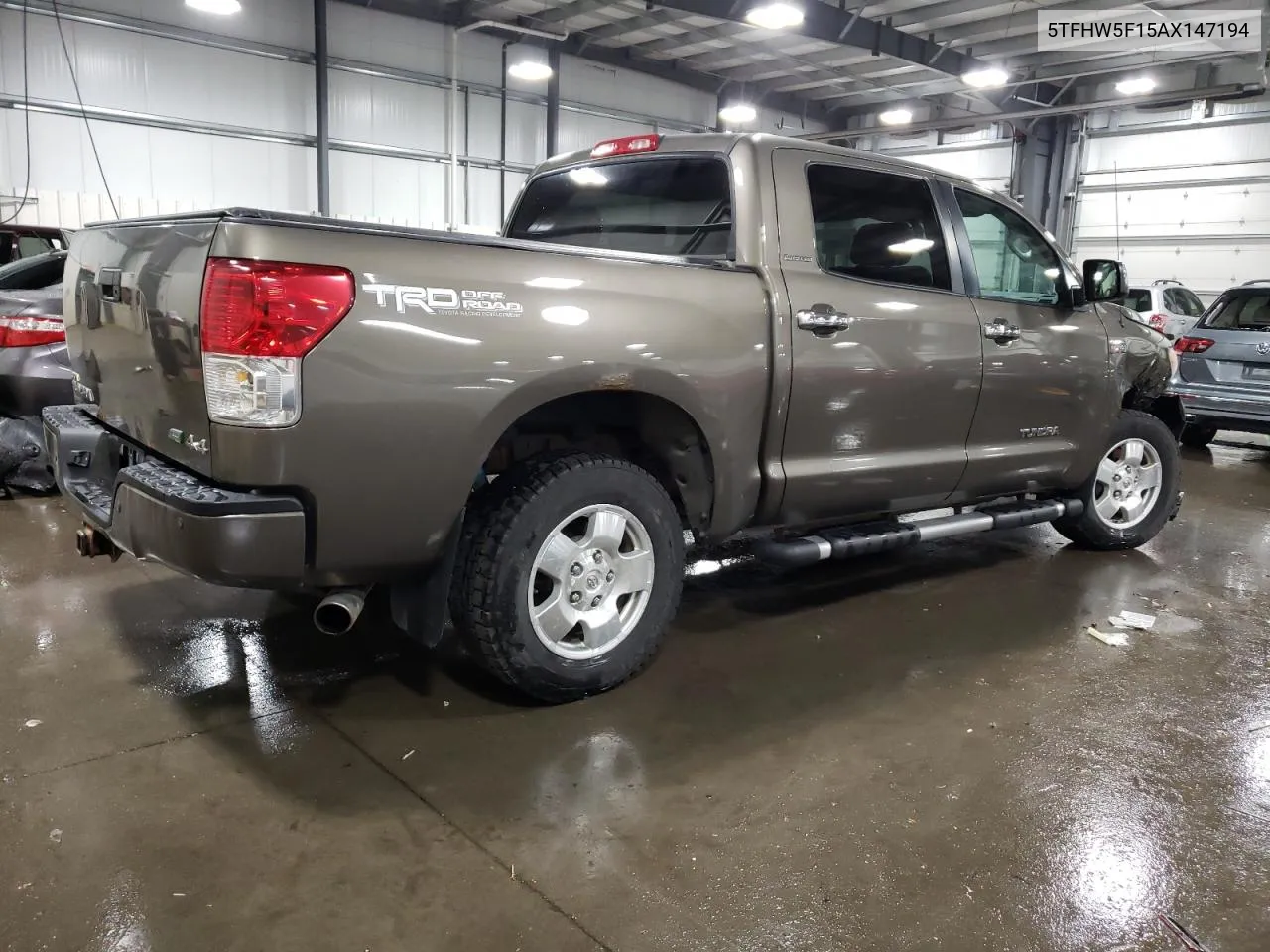 2010 Toyota Tundra Crewmax Limited VIN: 5TFHW5F15AX147194 Lot: 74367894