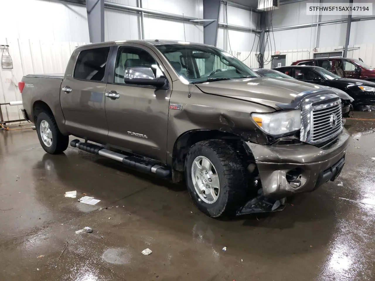 2010 Toyota Tundra Crewmax Limited VIN: 5TFHW5F15AX147194 Lot: 74367894