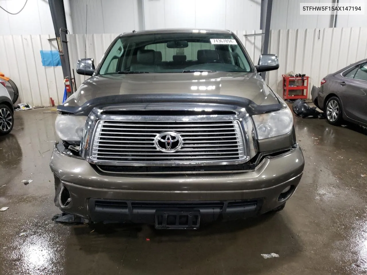 2010 Toyota Tundra Crewmax Limited VIN: 5TFHW5F15AX147194 Lot: 74367894