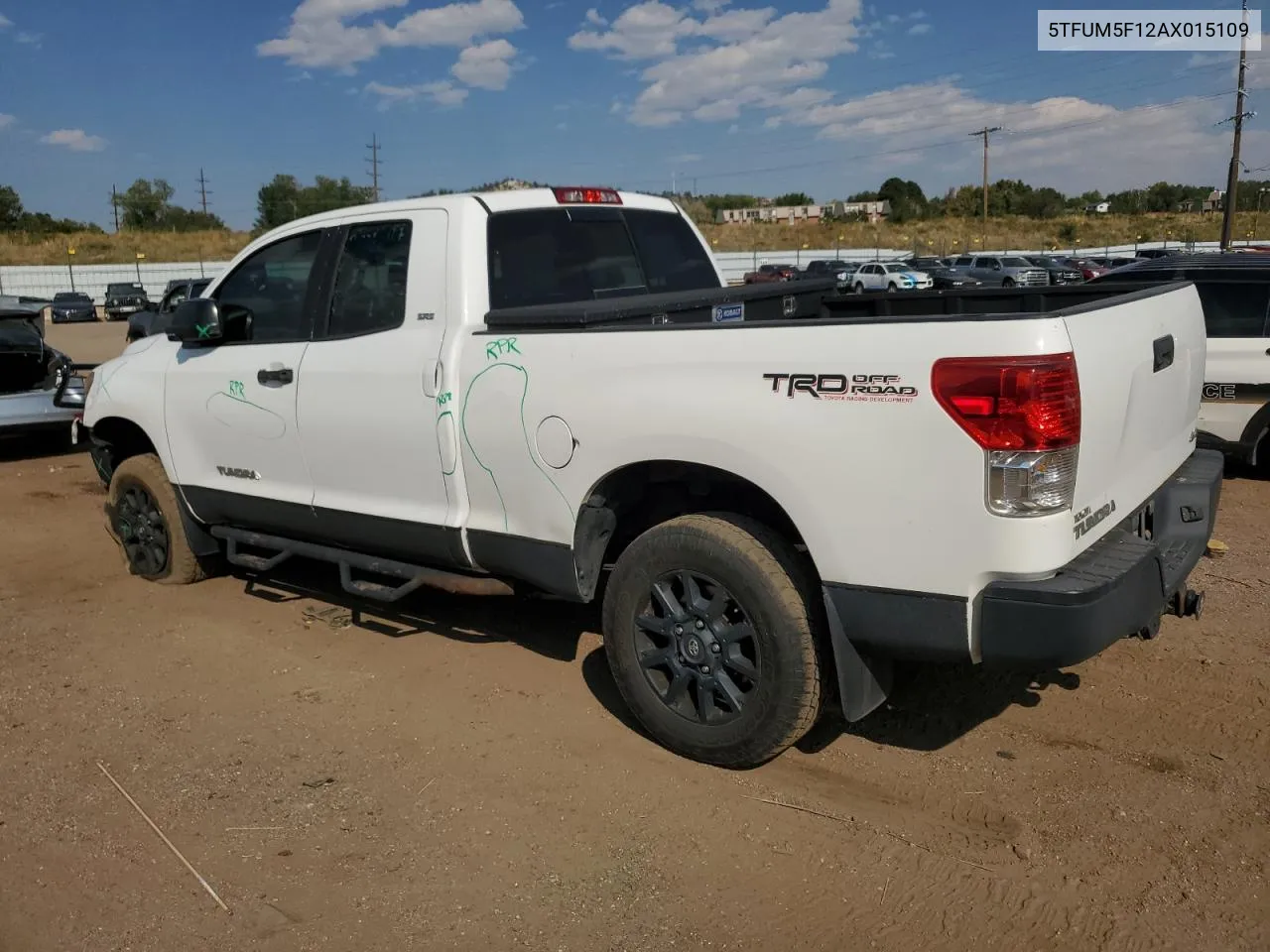 2010 Toyota Tundra Double Cab Sr5 VIN: 5TFUM5F12AX015109 Lot: 74515124