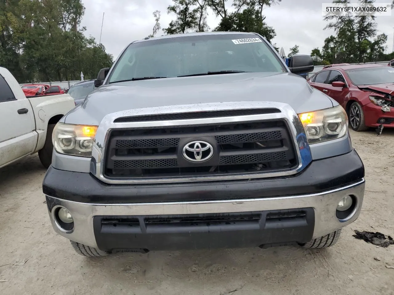 2010 Toyota Tundra Double Cab Sr5 VIN: 5TFRY5F1XAX089632 Lot: 74602634