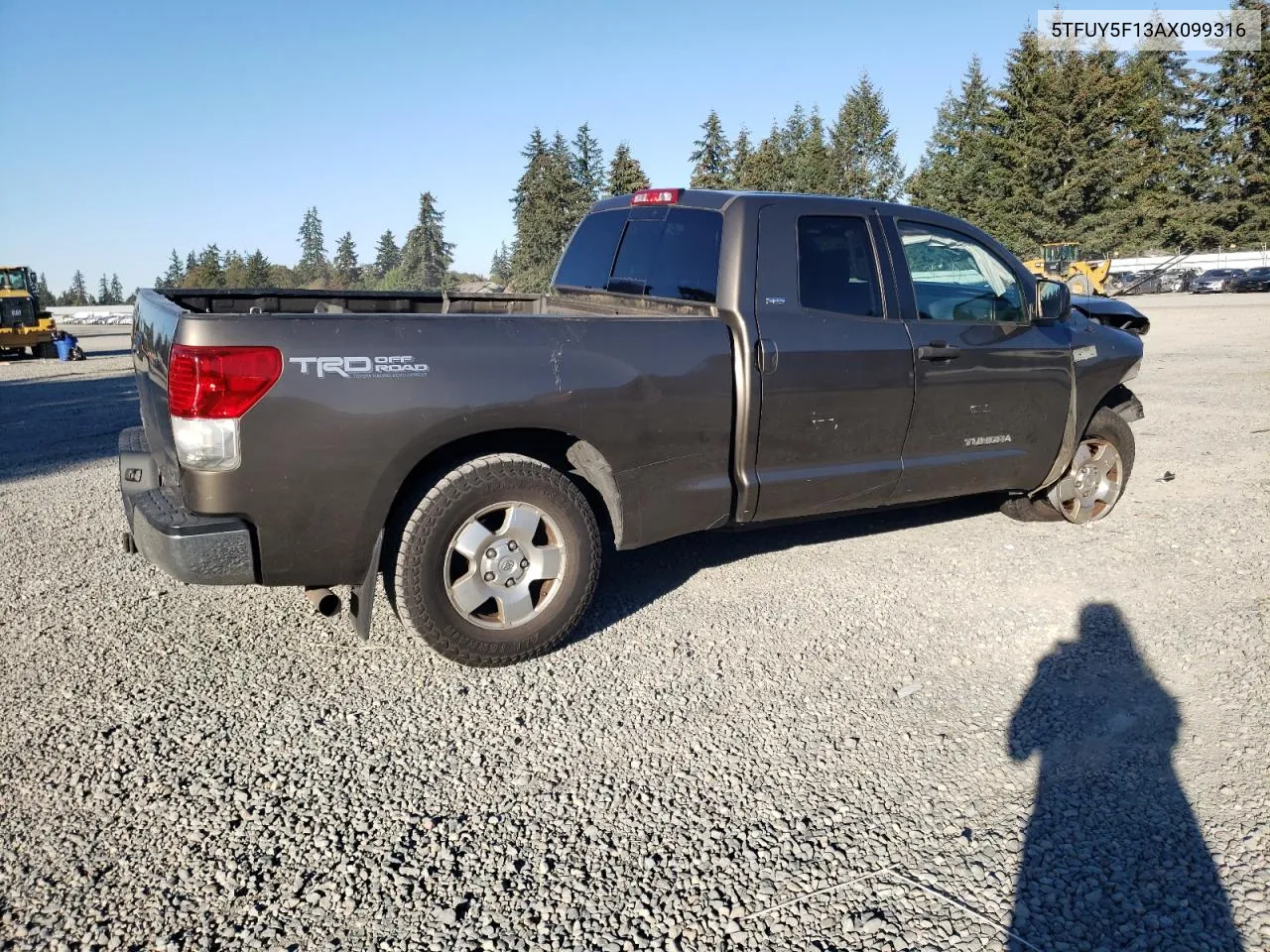 2010 Toyota Tundra Double Cab Sr5 VIN: 5TFUY5F13AX099316 Lot: 74973614