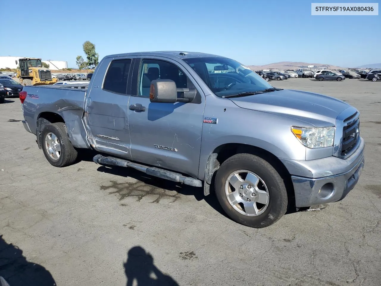 2010 Toyota Tundra Double Cab Sr5 VIN: 5TFRY5F19AX080436 Lot: 75028524