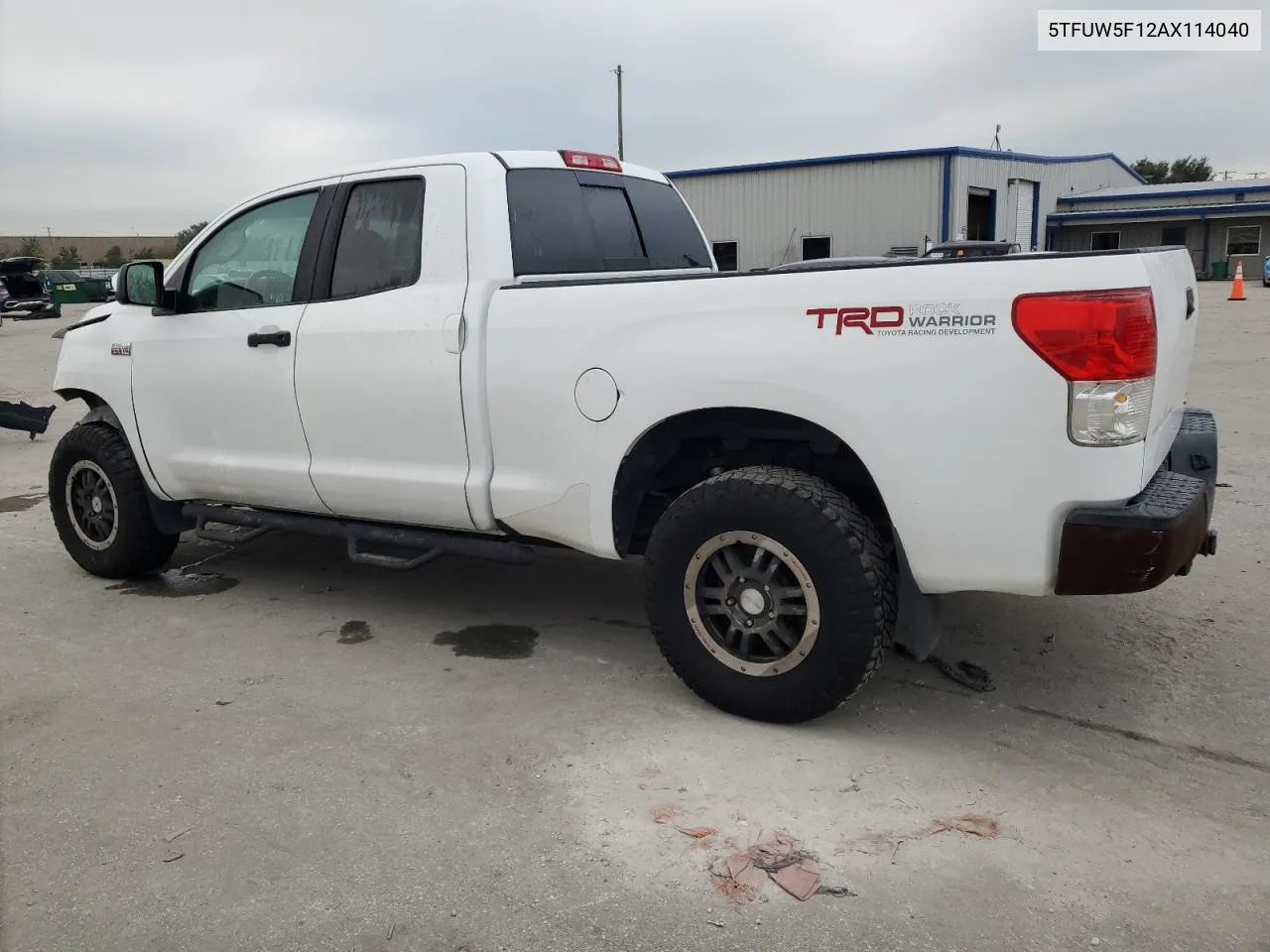 2010 Toyota Tundra Double Cab Sr5 VIN: 5TFUW5F12AX114040 Lot: 75125734