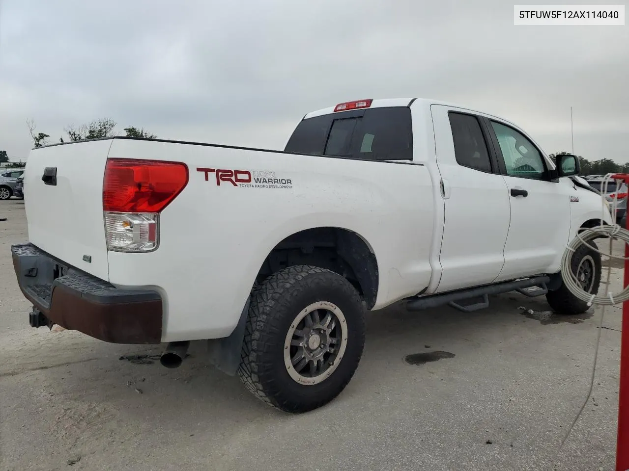 2010 Toyota Tundra Double Cab Sr5 VIN: 5TFUW5F12AX114040 Lot: 75125734