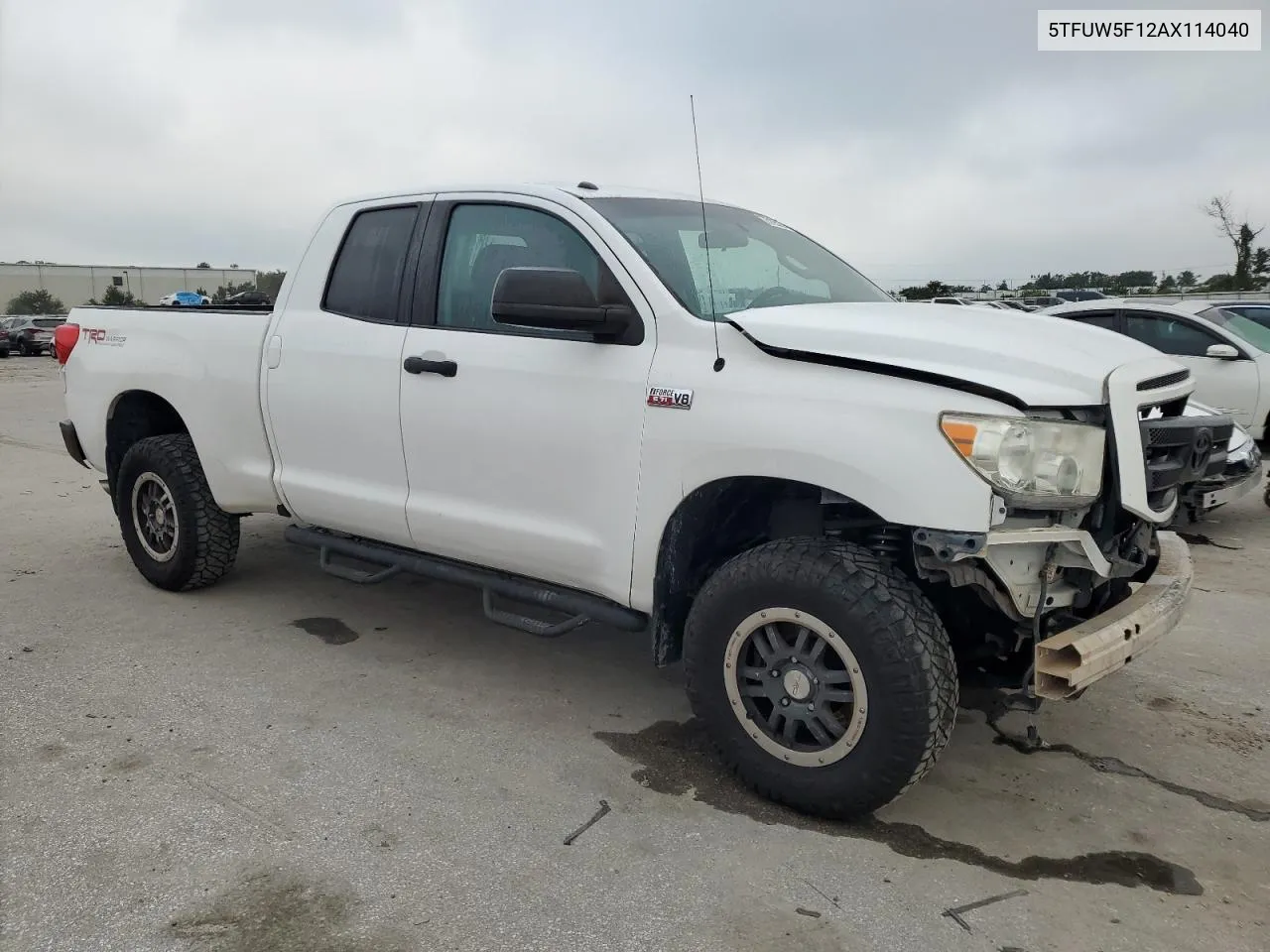 2010 Toyota Tundra Double Cab Sr5 VIN: 5TFUW5F12AX114040 Lot: 75125734