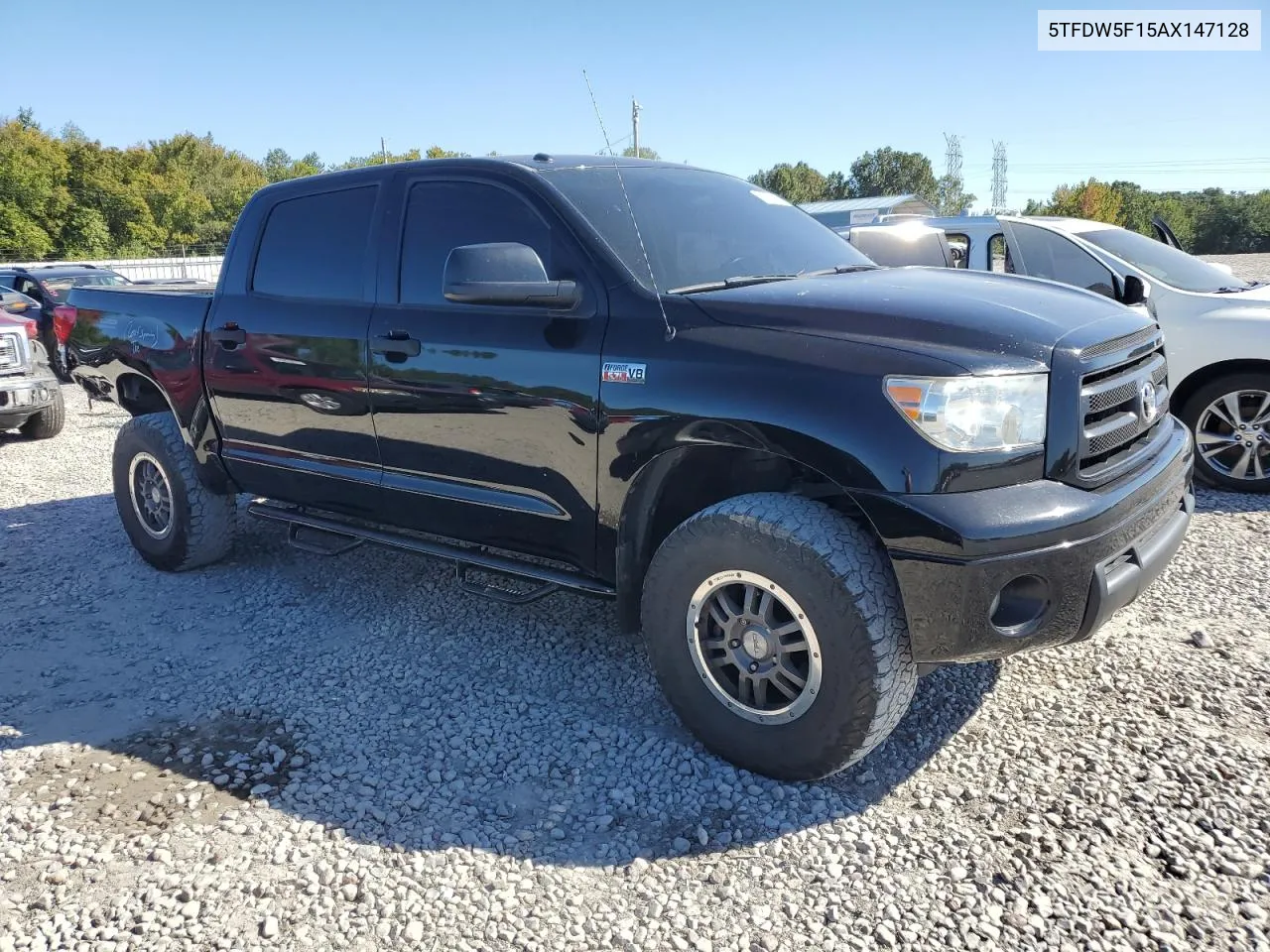 2010 Toyota Tundra Crewmax Sr5 VIN: 5TFDW5F15AX147128 Lot: 75207254