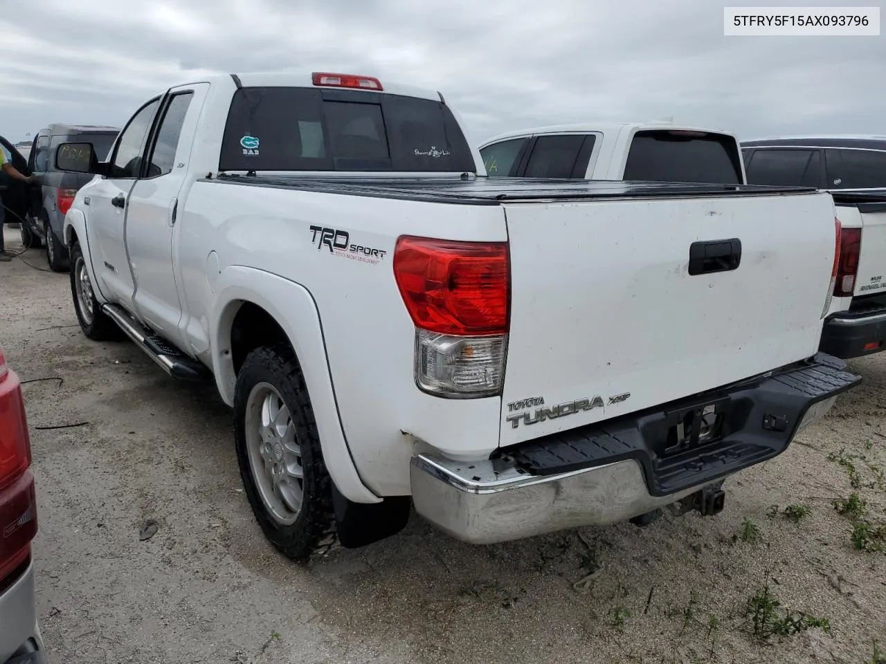 2010 Toyota Tundra Double Cab Sr5 VIN: 5TFRY5F15AX093796 Lot: 75302524