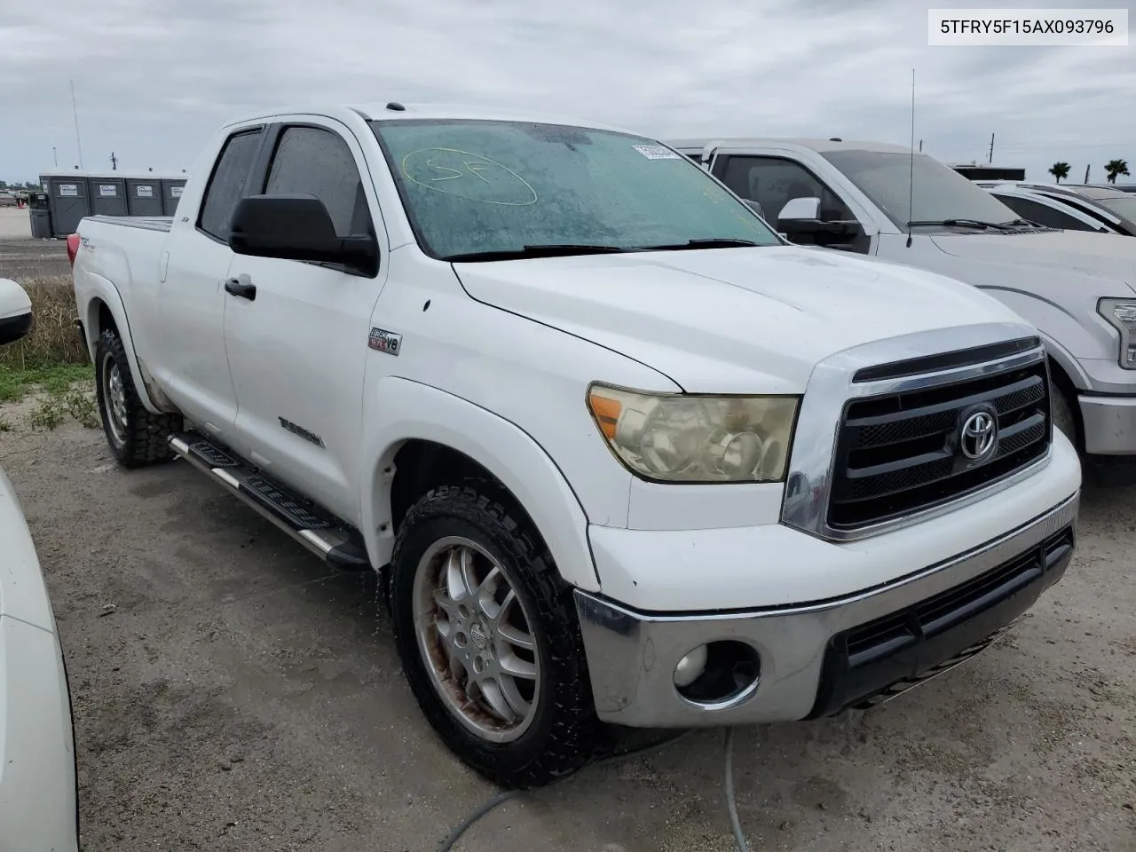 2010 Toyota Tundra Double Cab Sr5 VIN: 5TFRY5F15AX093796 Lot: 75302524