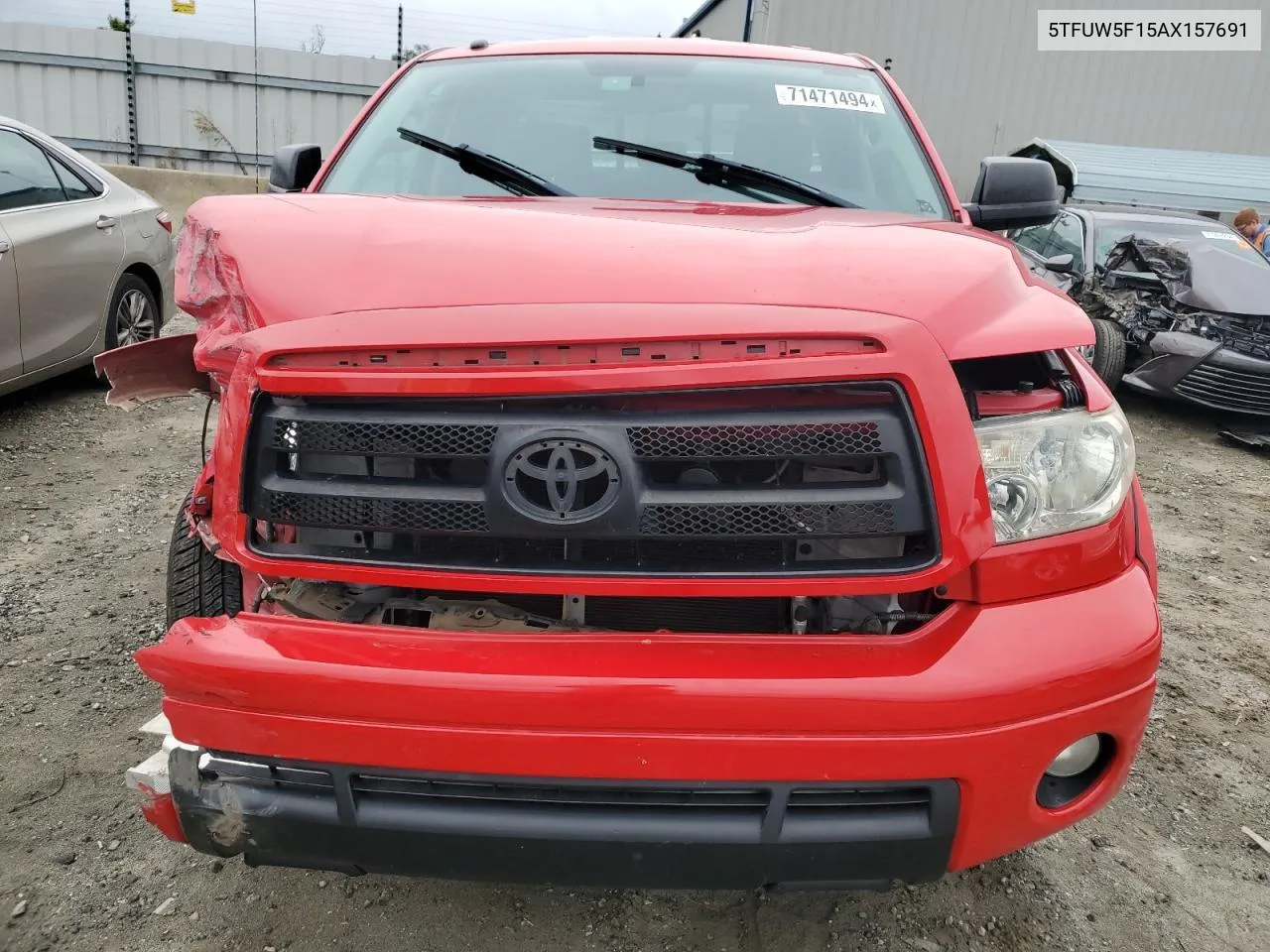 2010 Toyota Tundra Double Cab Sr5 VIN: 5TFUW5F15AX157691 Lot: 75473984