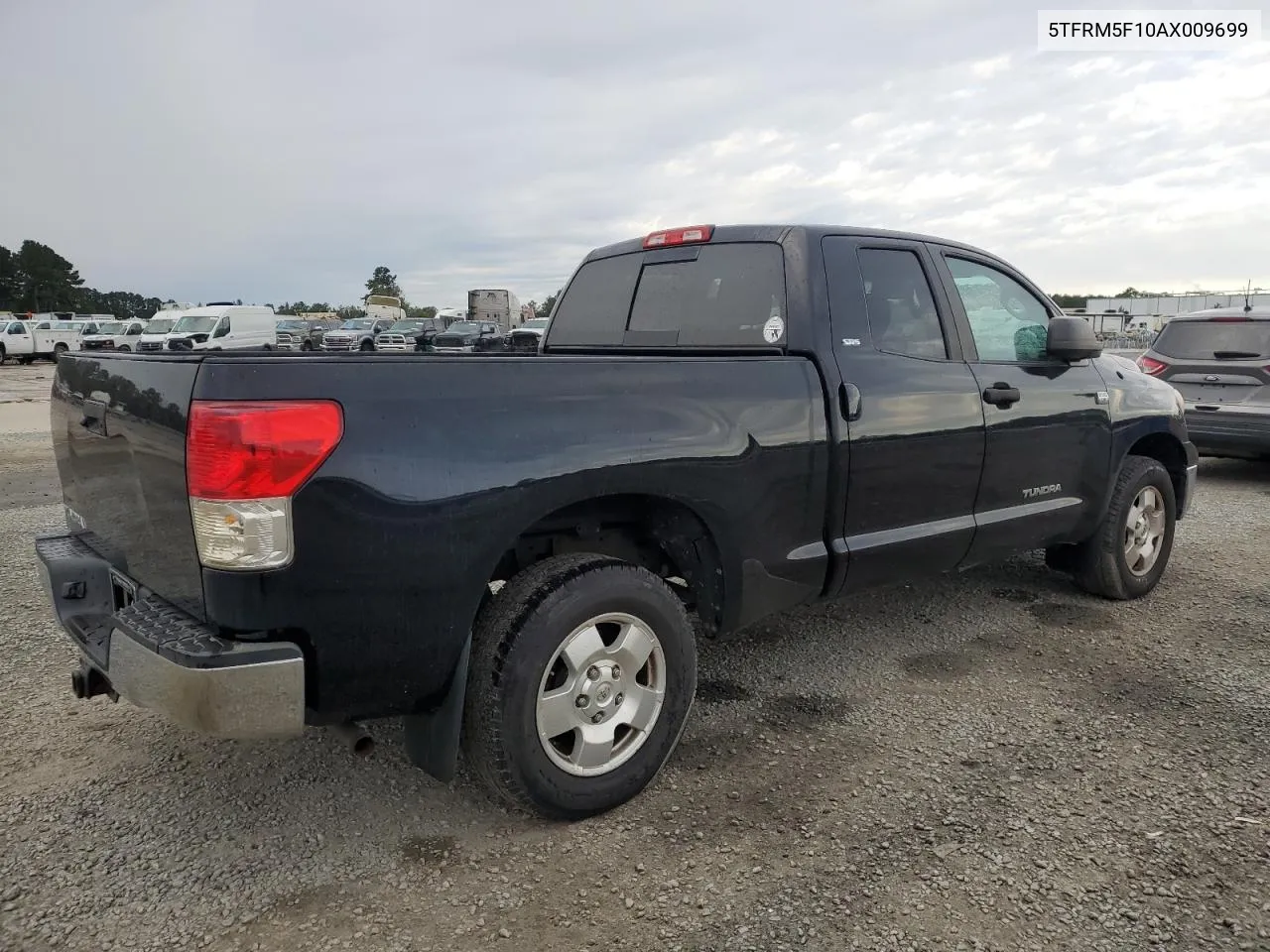 2010 Toyota Tundra Double Cab Sr5 VIN: 5TFRM5F10AX009699 Lot: 75555734