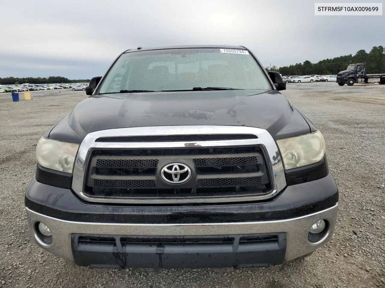 2010 Toyota Tundra Double Cab Sr5 VIN: 5TFRM5F10AX009699 Lot: 75555734