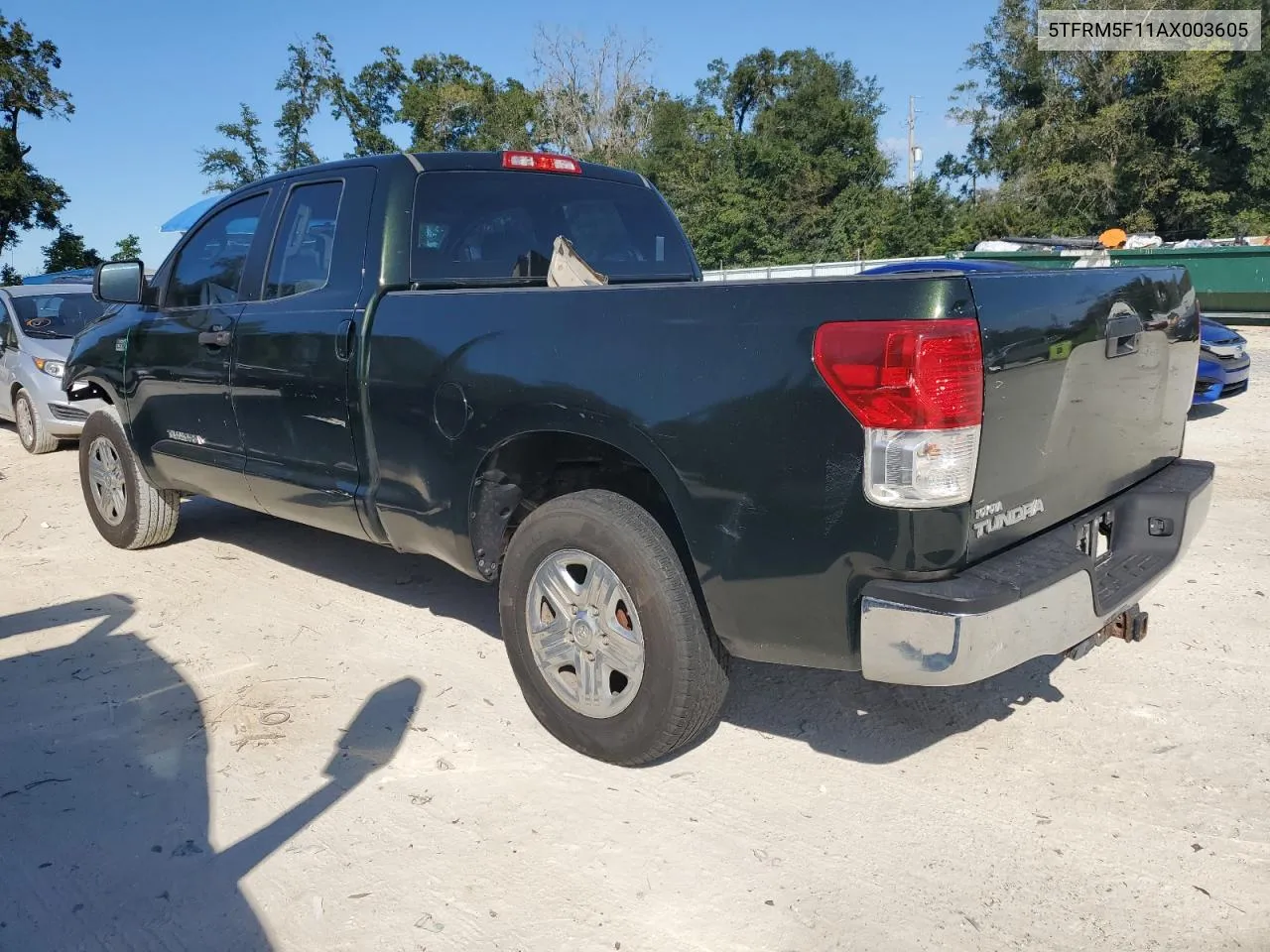 2010 Toyota Tundra Double Cab Sr5 VIN: 5TFRM5F11AX003605 Lot: 75638684