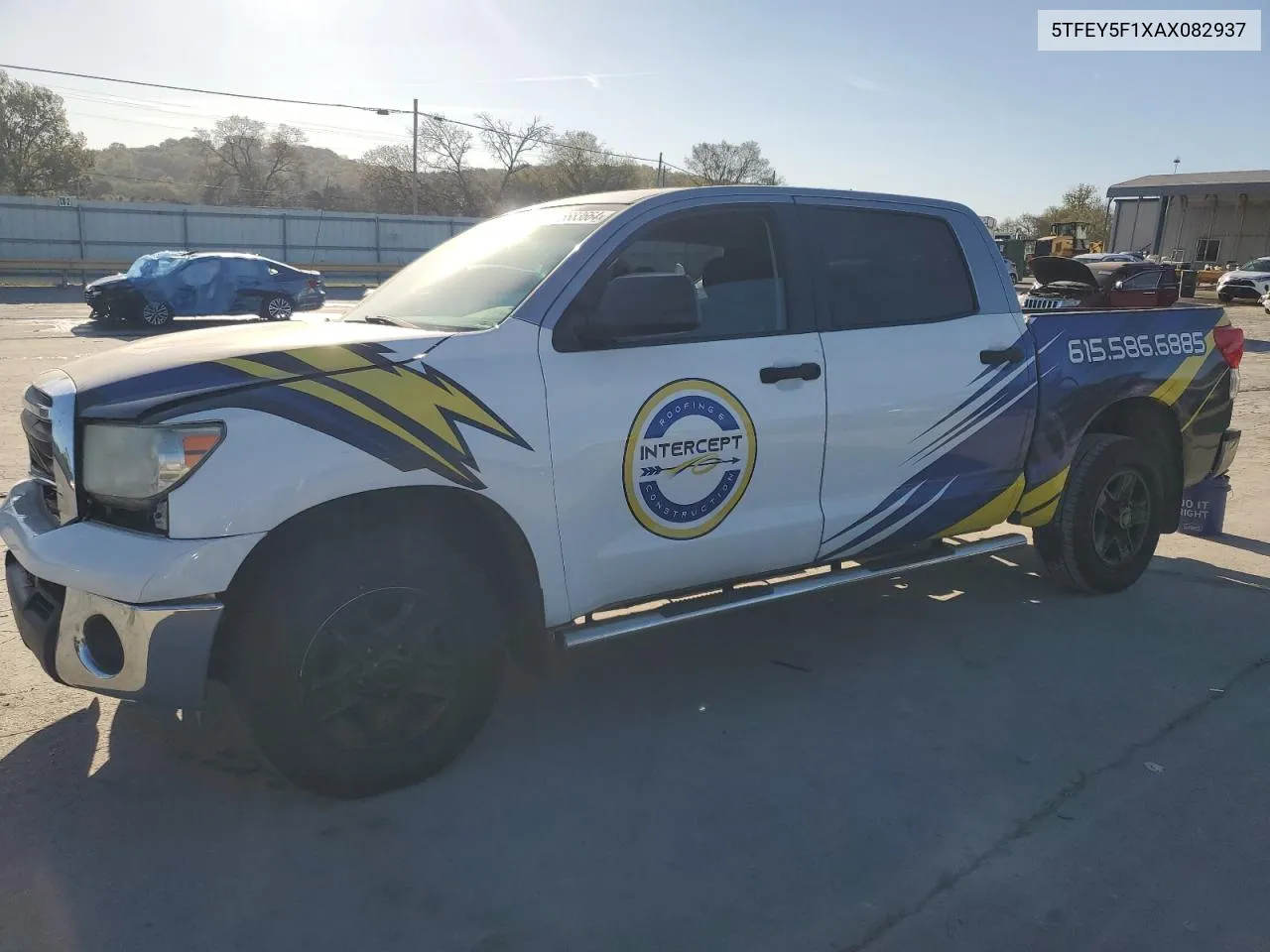 2010 Toyota Tundra Crewmax Sr5 VIN: 5TFEY5F1XAX082937 Lot: 75683664