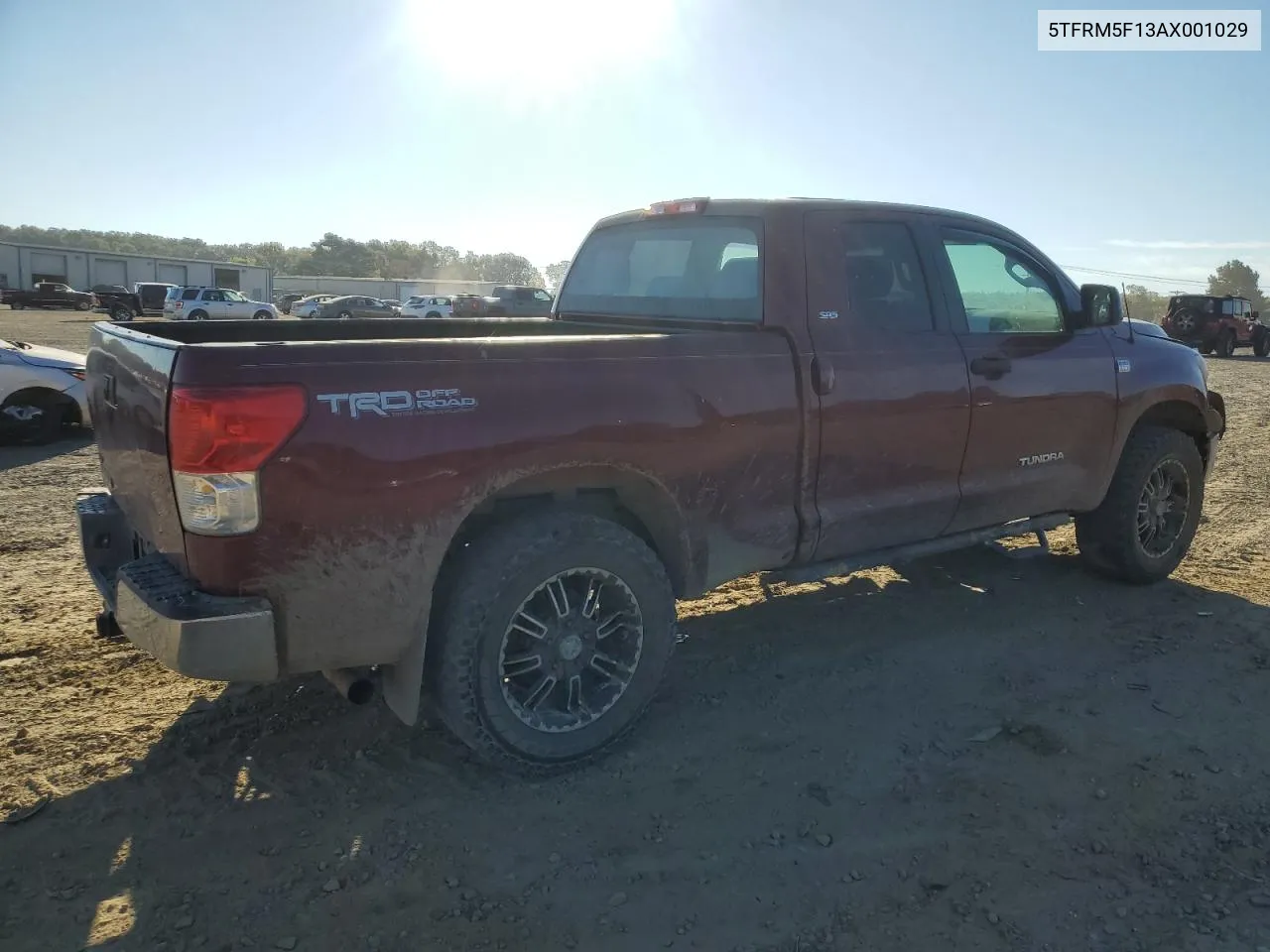 2010 Toyota Tundra Double Cab Sr5 VIN: 5TFRM5F13AX001029 Lot: 76528524