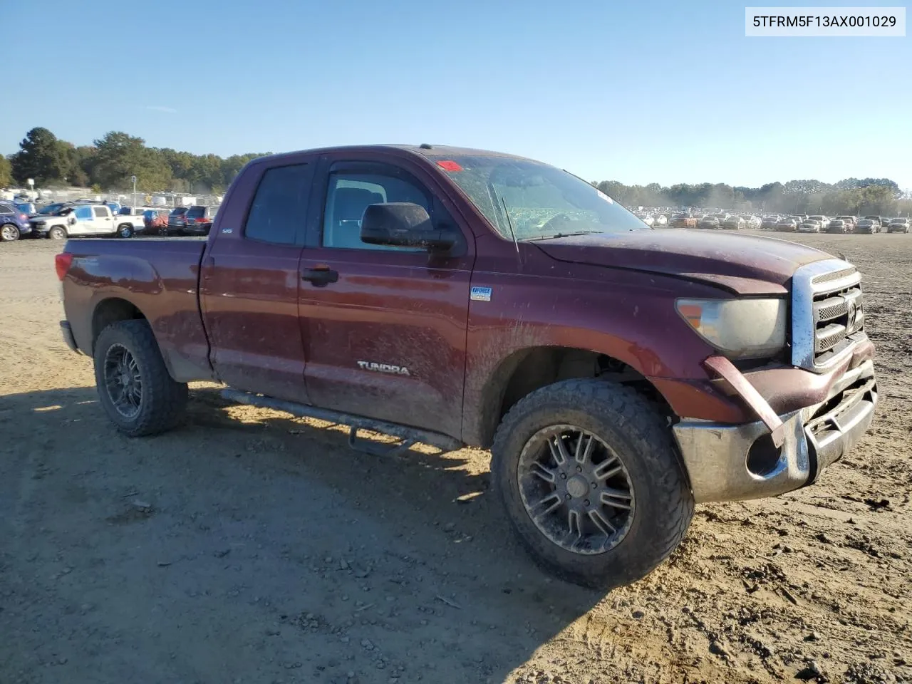 2010 Toyota Tundra Double Cab Sr5 VIN: 5TFRM5F13AX001029 Lot: 76528524