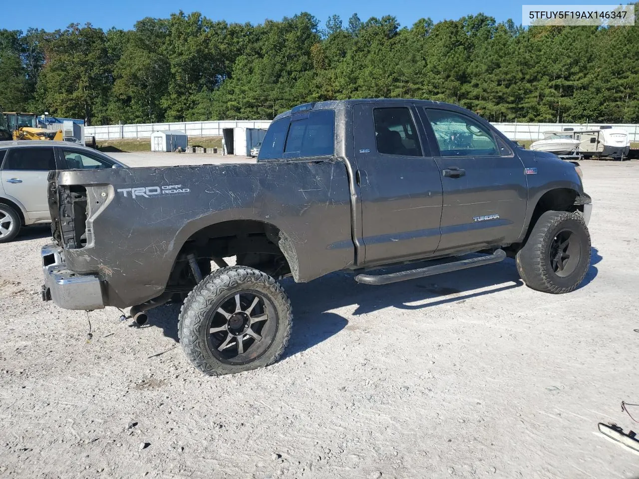 2010 Toyota Tundra Double Cab Sr5 VIN: 5TFUY5F19AX146347 Lot: 76576374