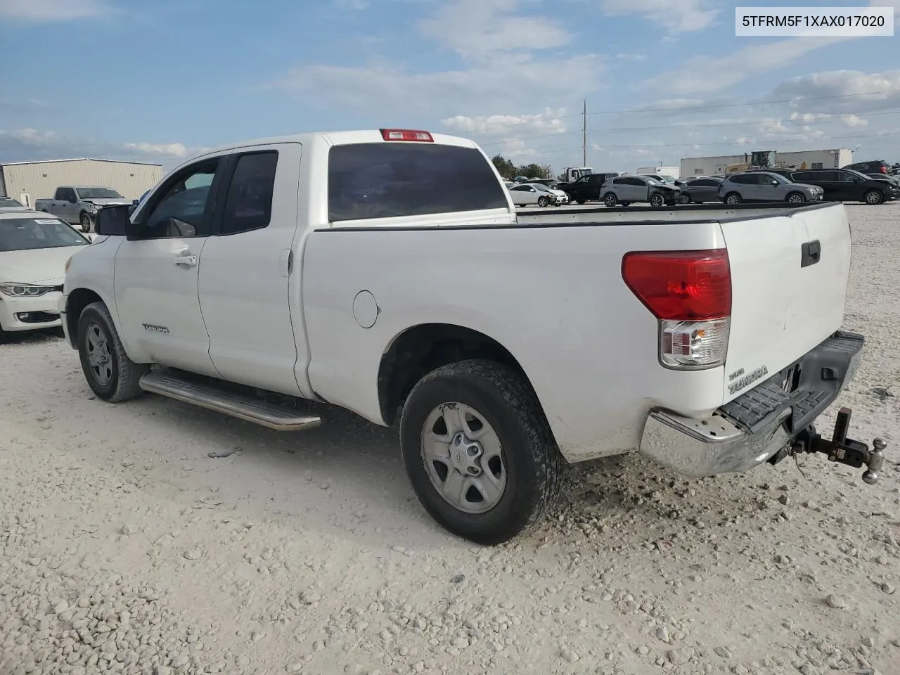 2010 Toyota Tundra Double Cab Sr5 VIN: 5TFRM5F1XAX017020 Lot: 76622944